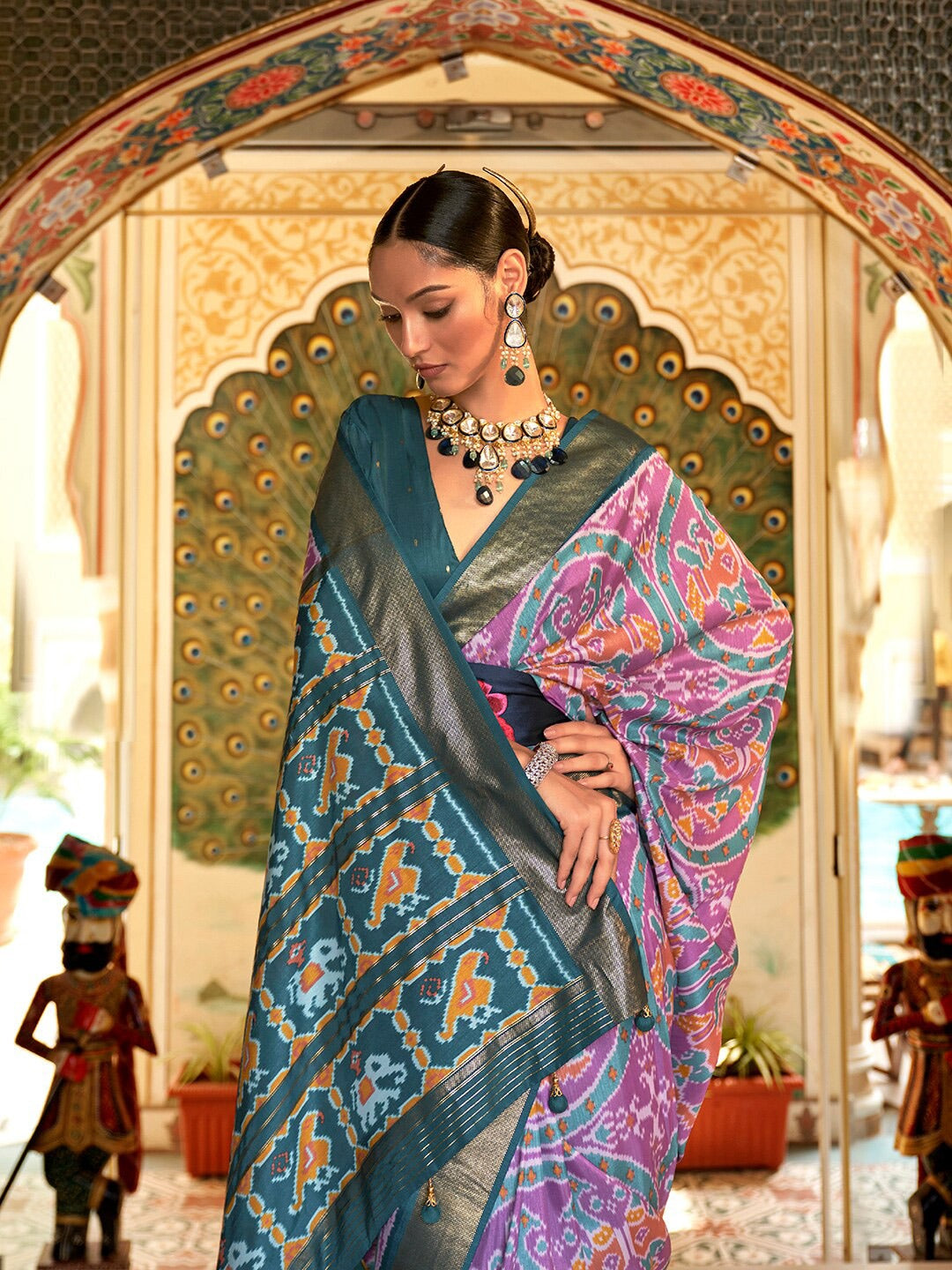 Vrinda Patola Saree - Roop Darshan