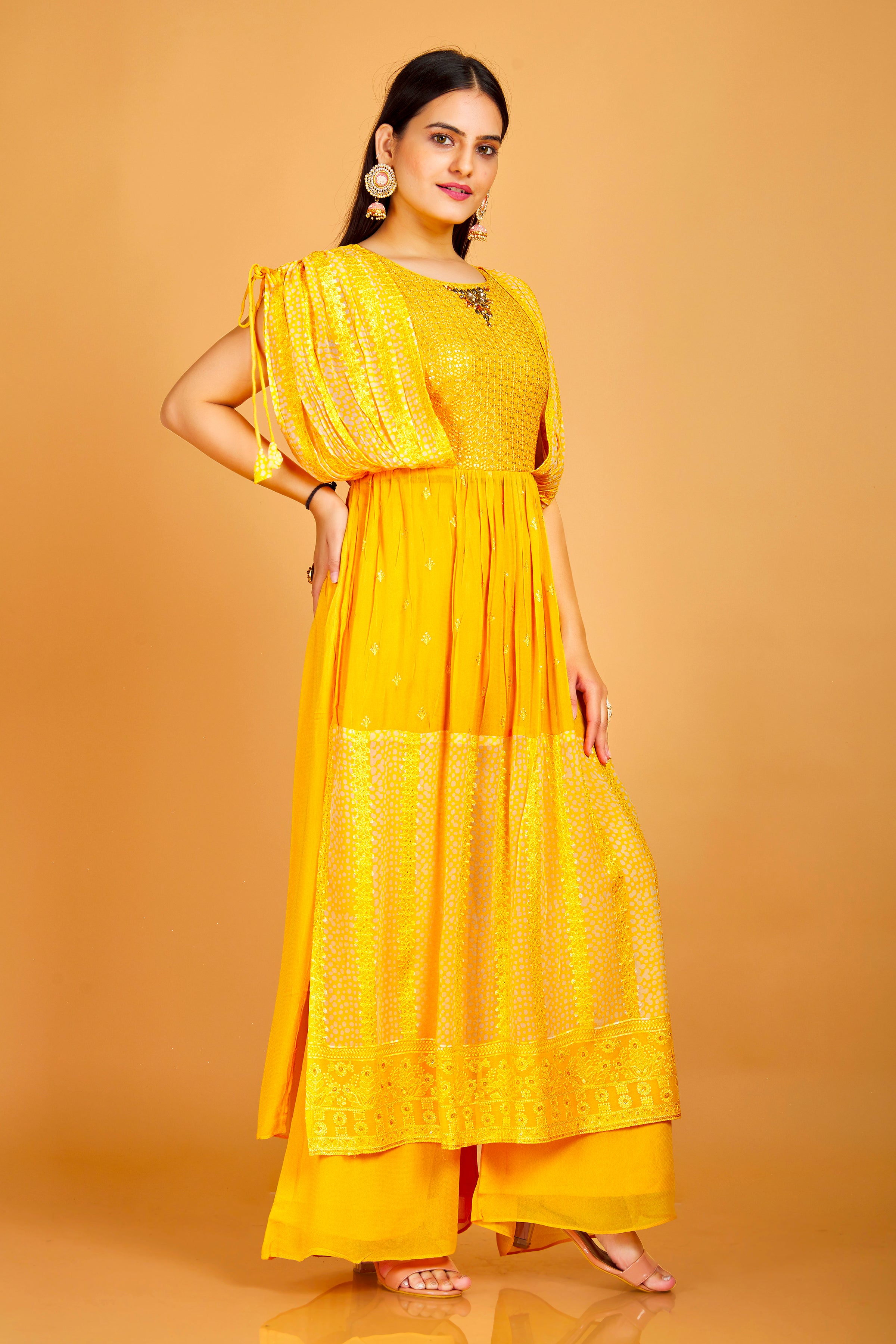 Rachita Kurti With Palazzo - Roop Darshan