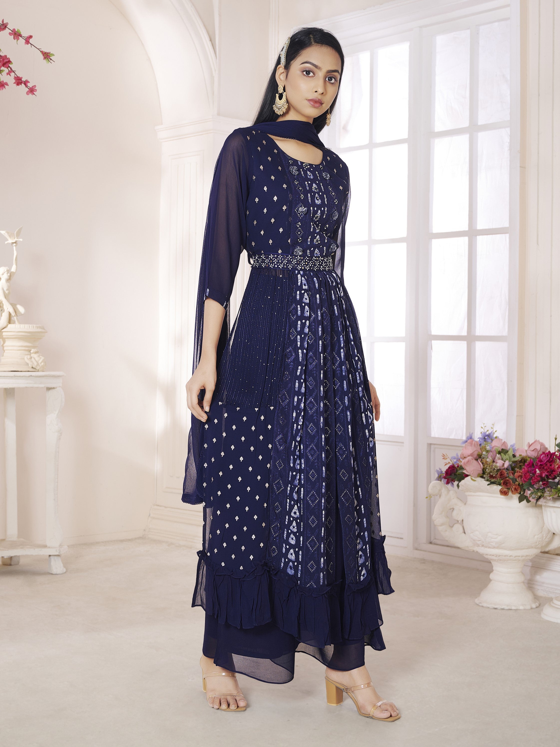 Dhara Palazzo Suit - Roop Darshan