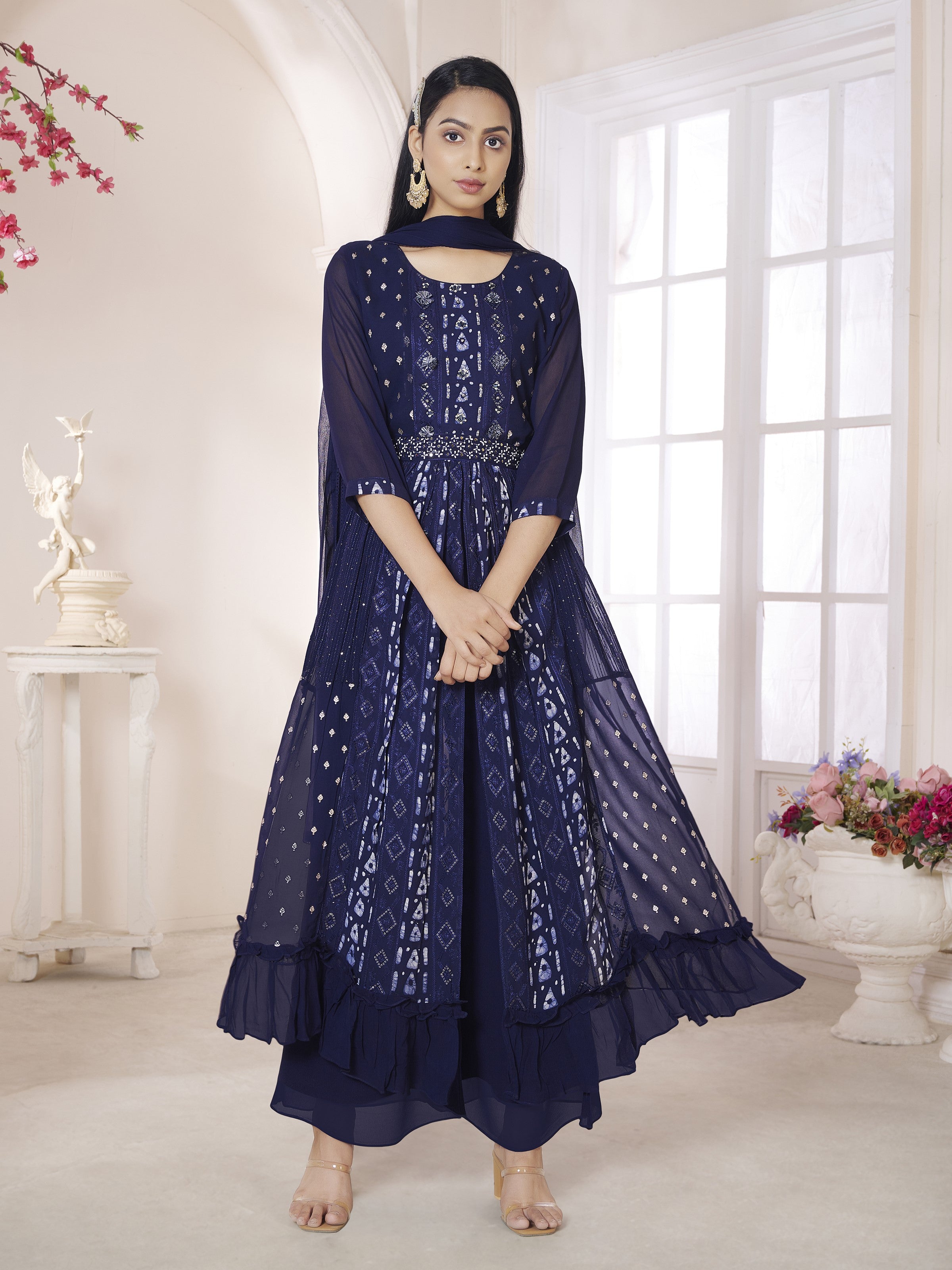 Dhara Palazzo Suit - Roop Darshan