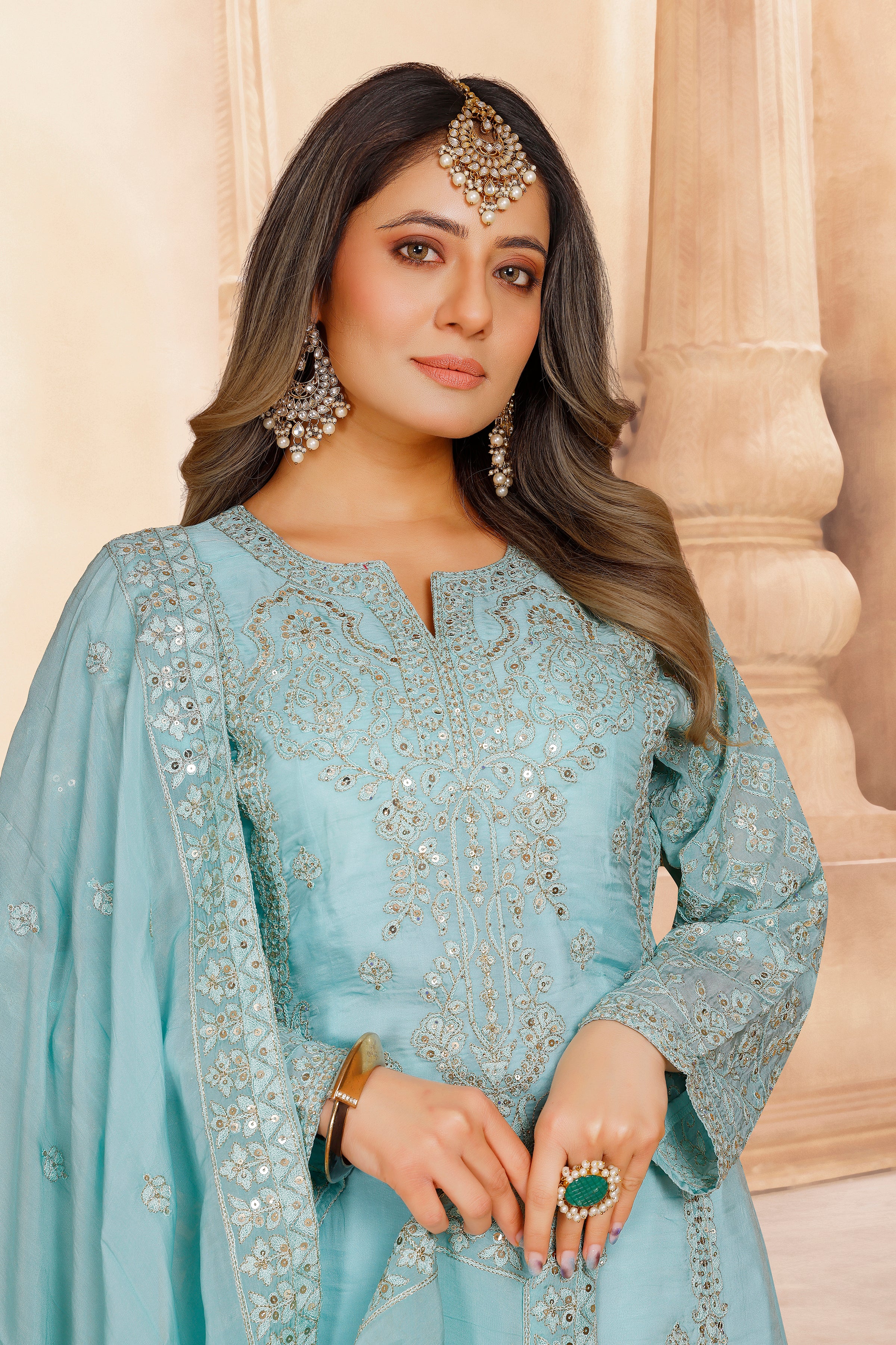 Amina Palazzo Suit
