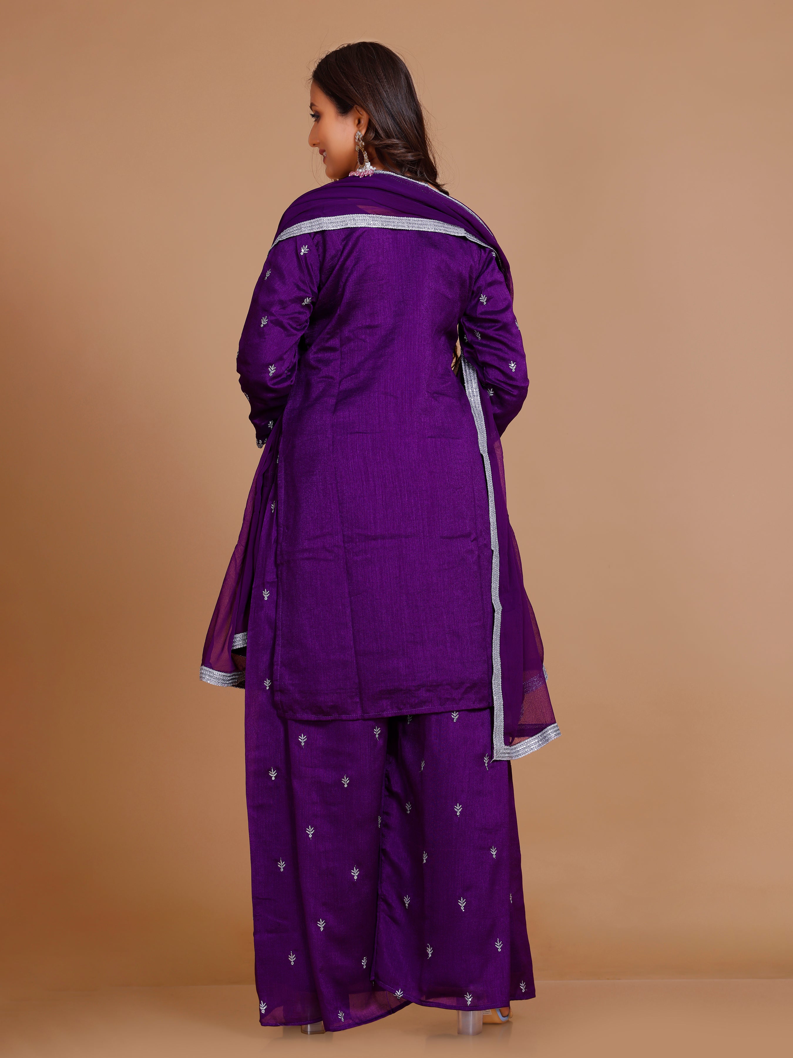 Tanvi Palazzo Suit - Roop Darshan