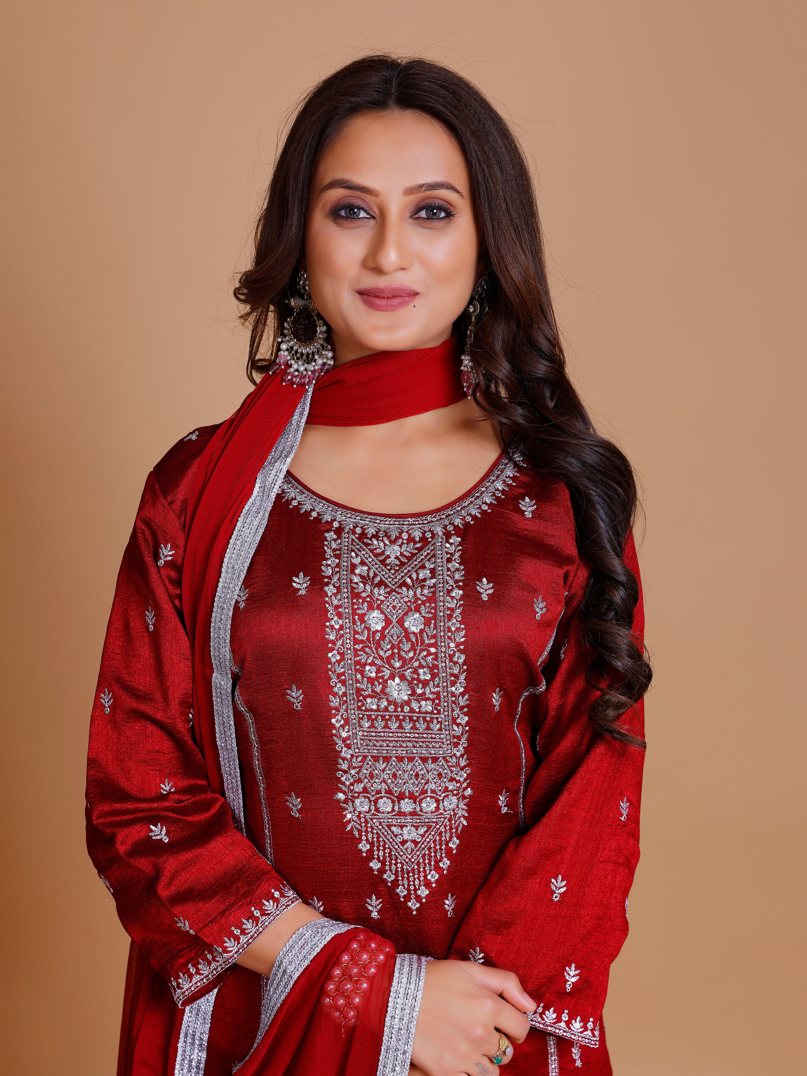 Tanvi Palazzo Suit - Roop Darshan