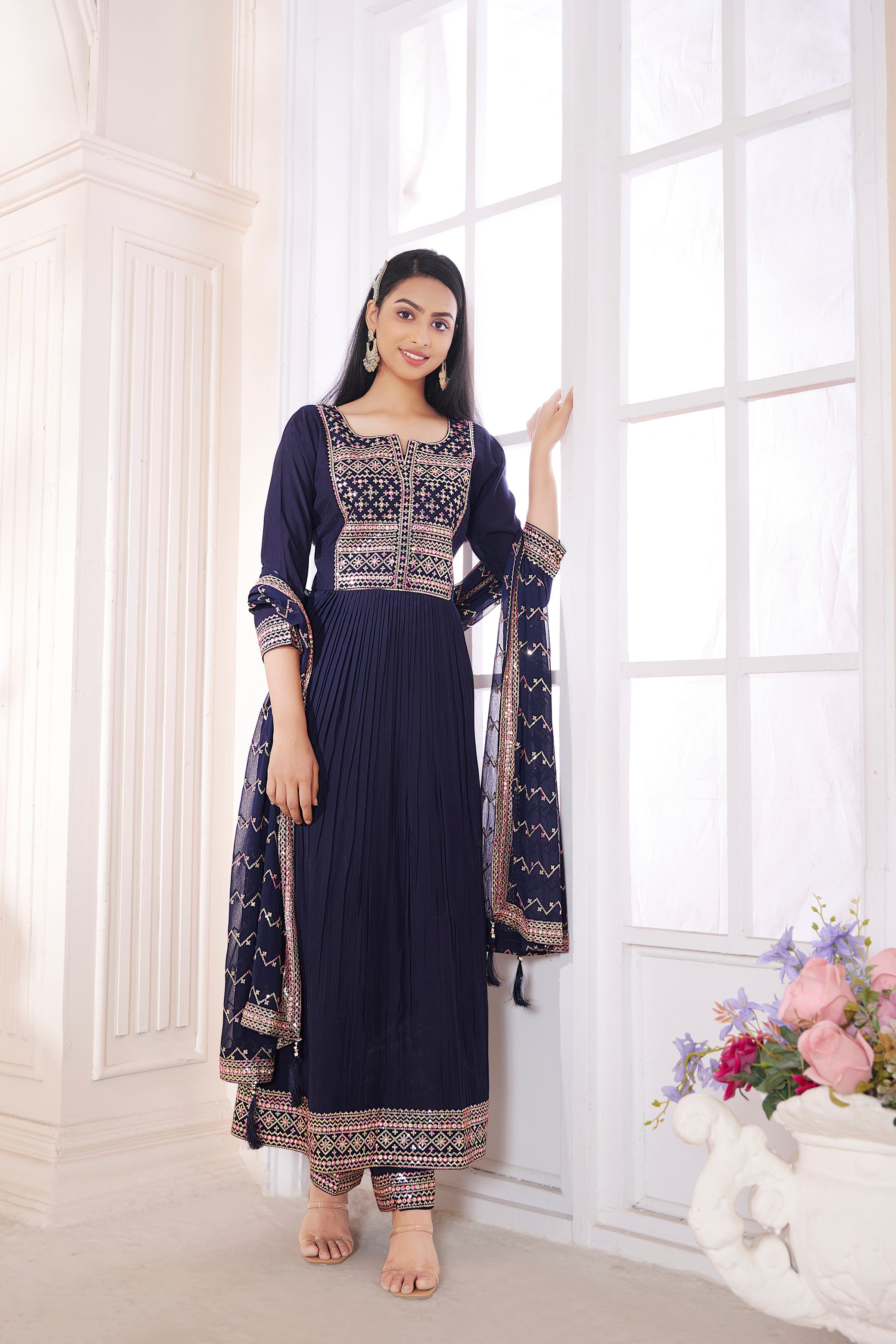 Devisha Palazzo Suit - Roop Darshan