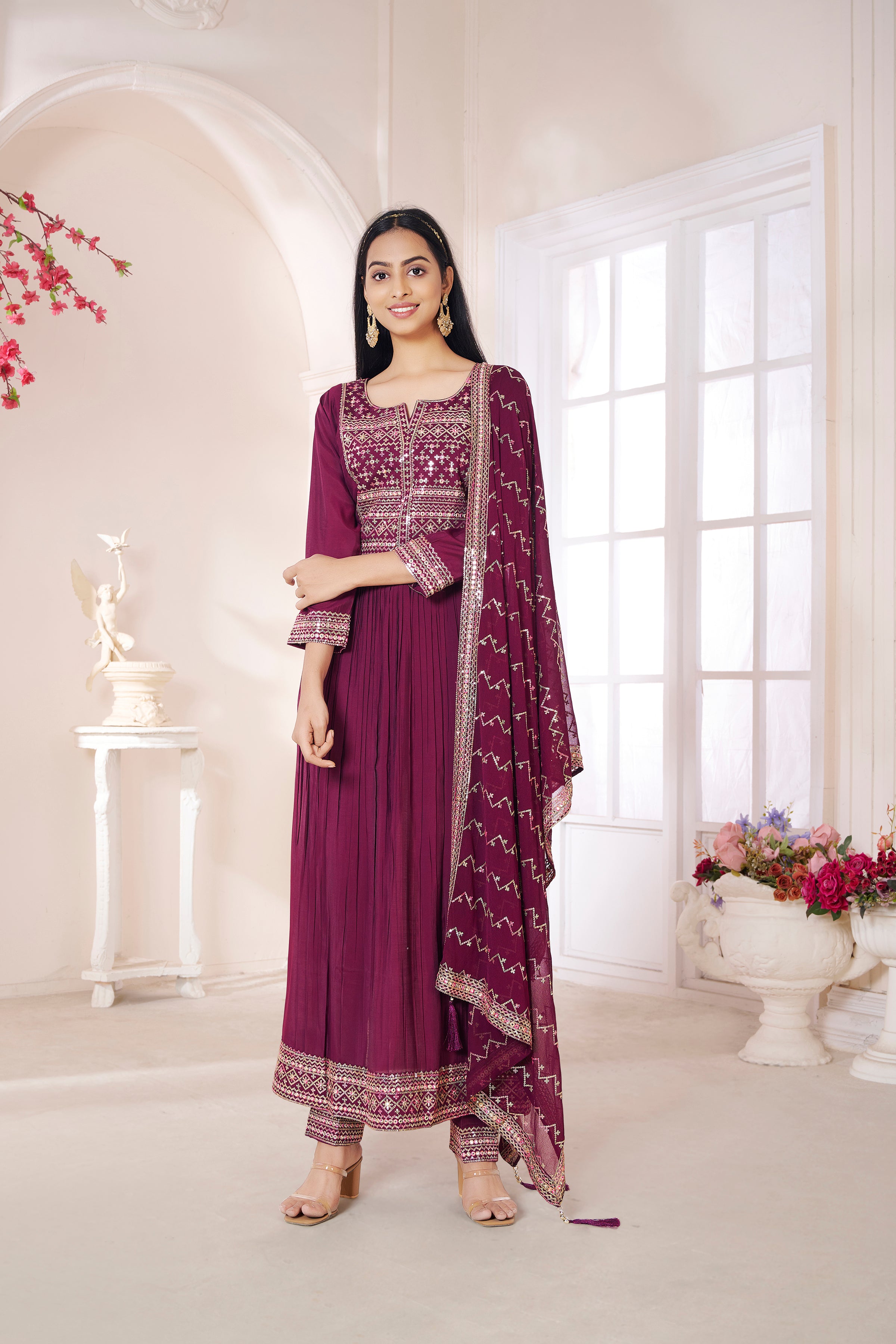 Devisha Palazzo Suit - Roop Darshan
