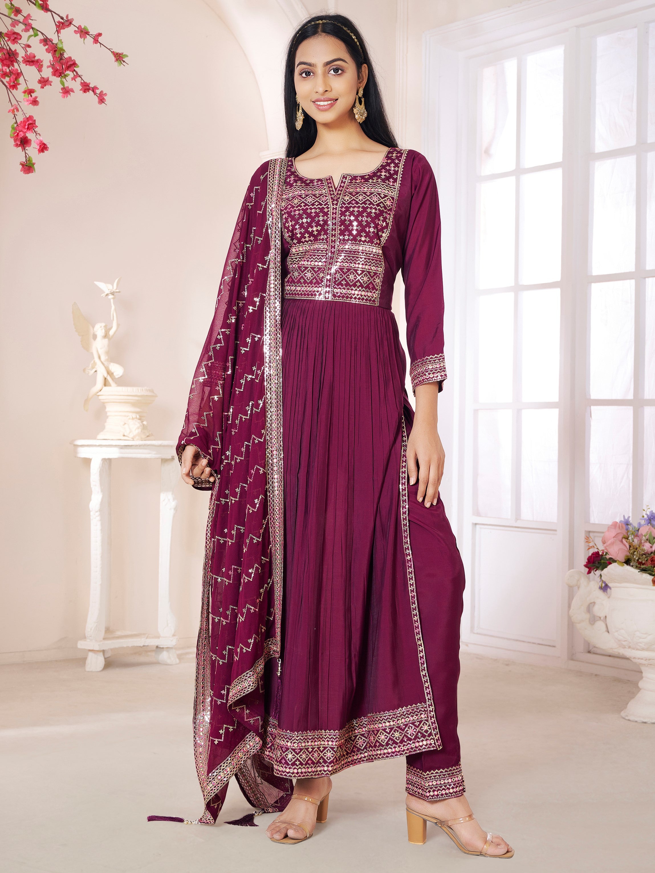 Devisha Palazzo Suit - Roop Darshan