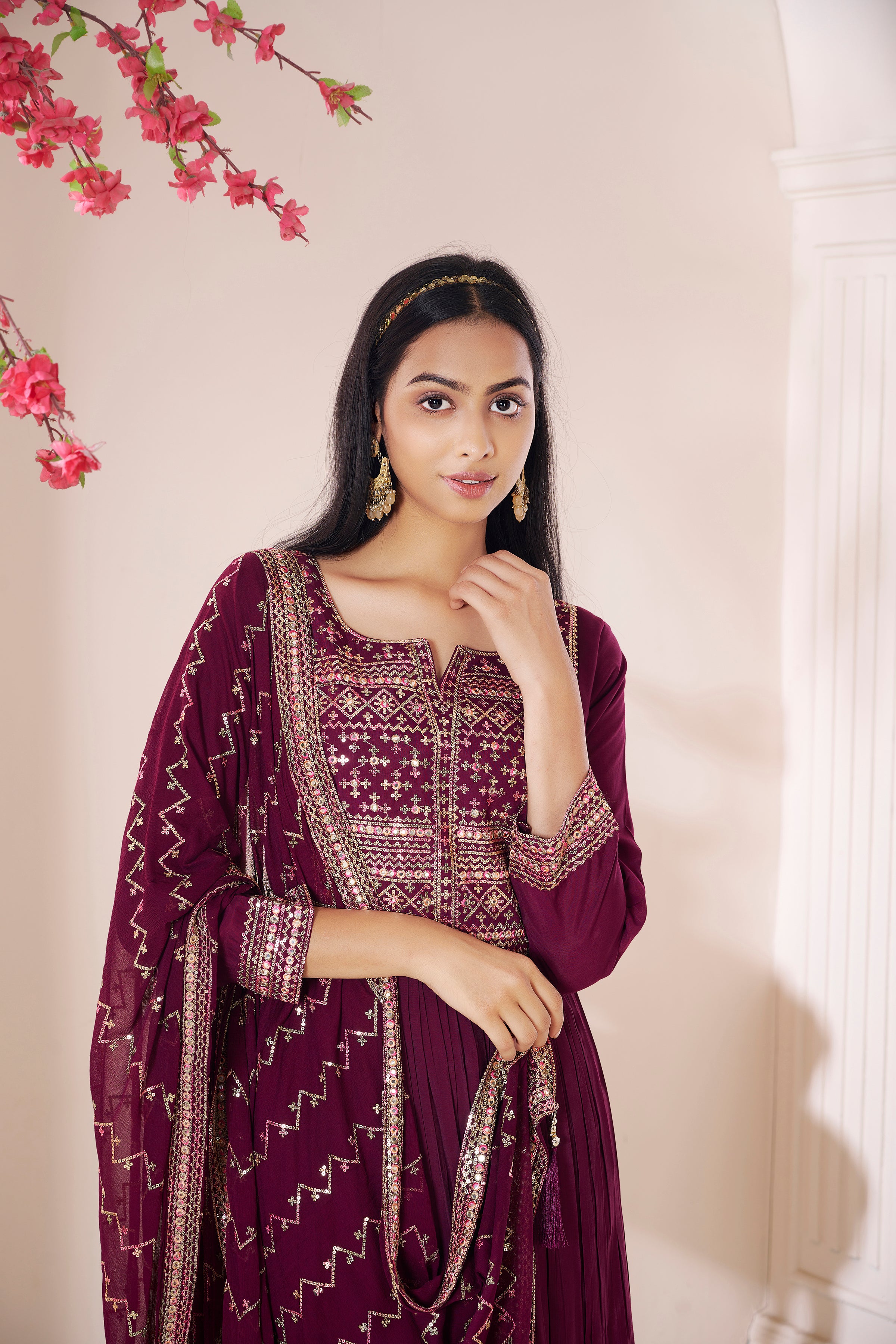 Devisha Palazzo Suit - Roop Darshan
