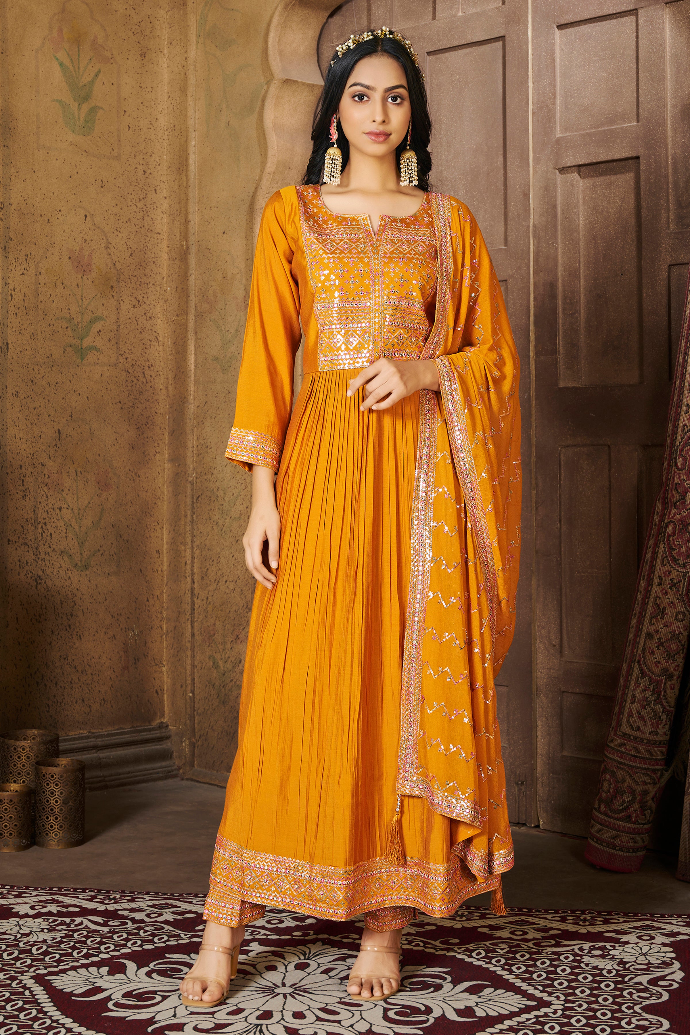 Devisha Palazzo Suit - Roop Darshan