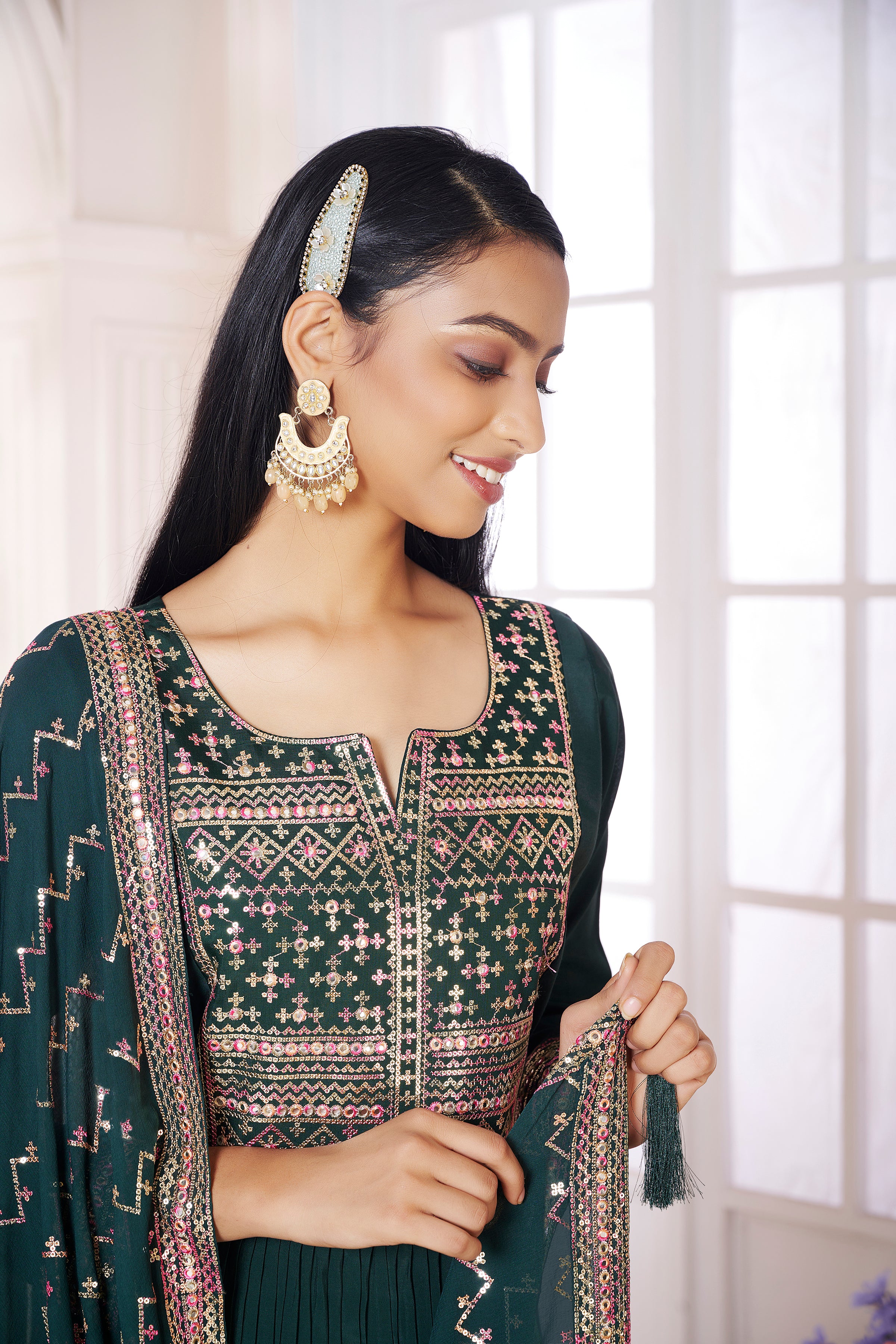 Devisha Palazzo Suit - Roop Darshan