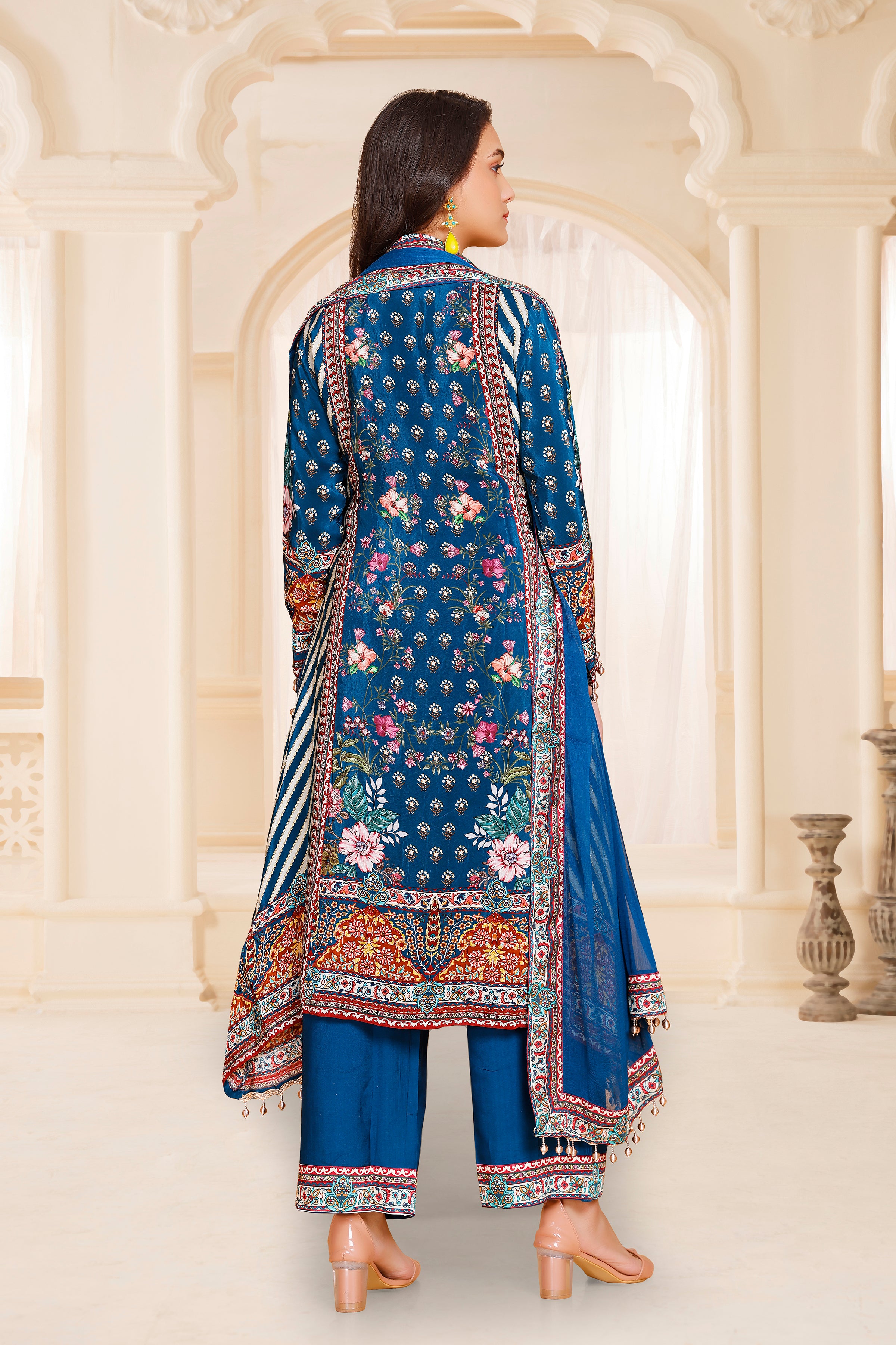 Nisha Palazzo Suit - Roop Darshan