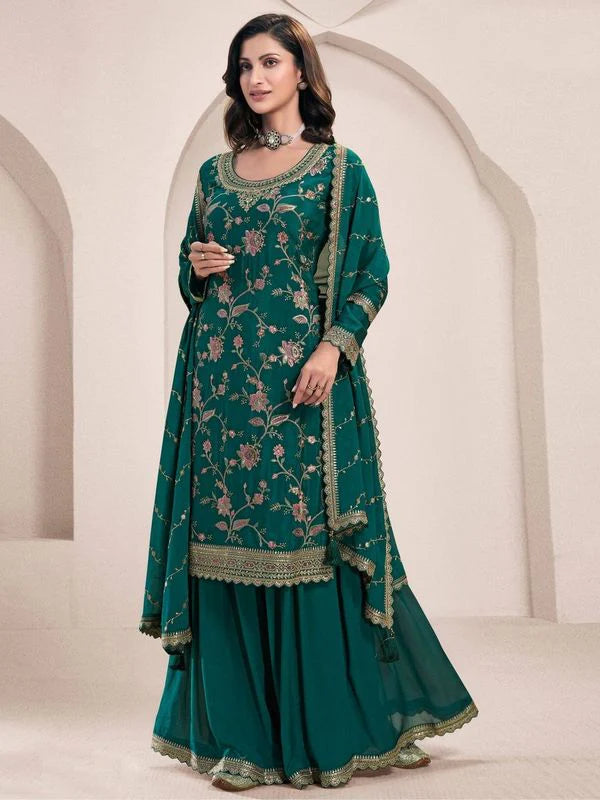 Ayesha Palazzo Suit - Roop Darshan
