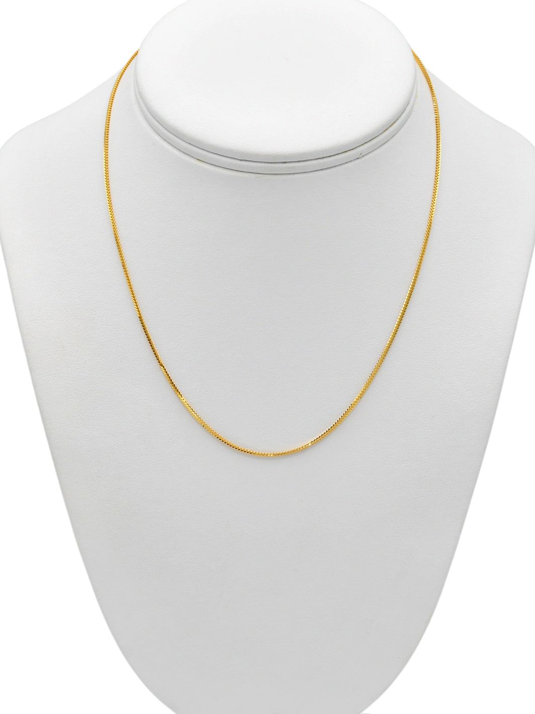 22ct Gold Fox Tail Chain - 50 CM - Roop Darshan