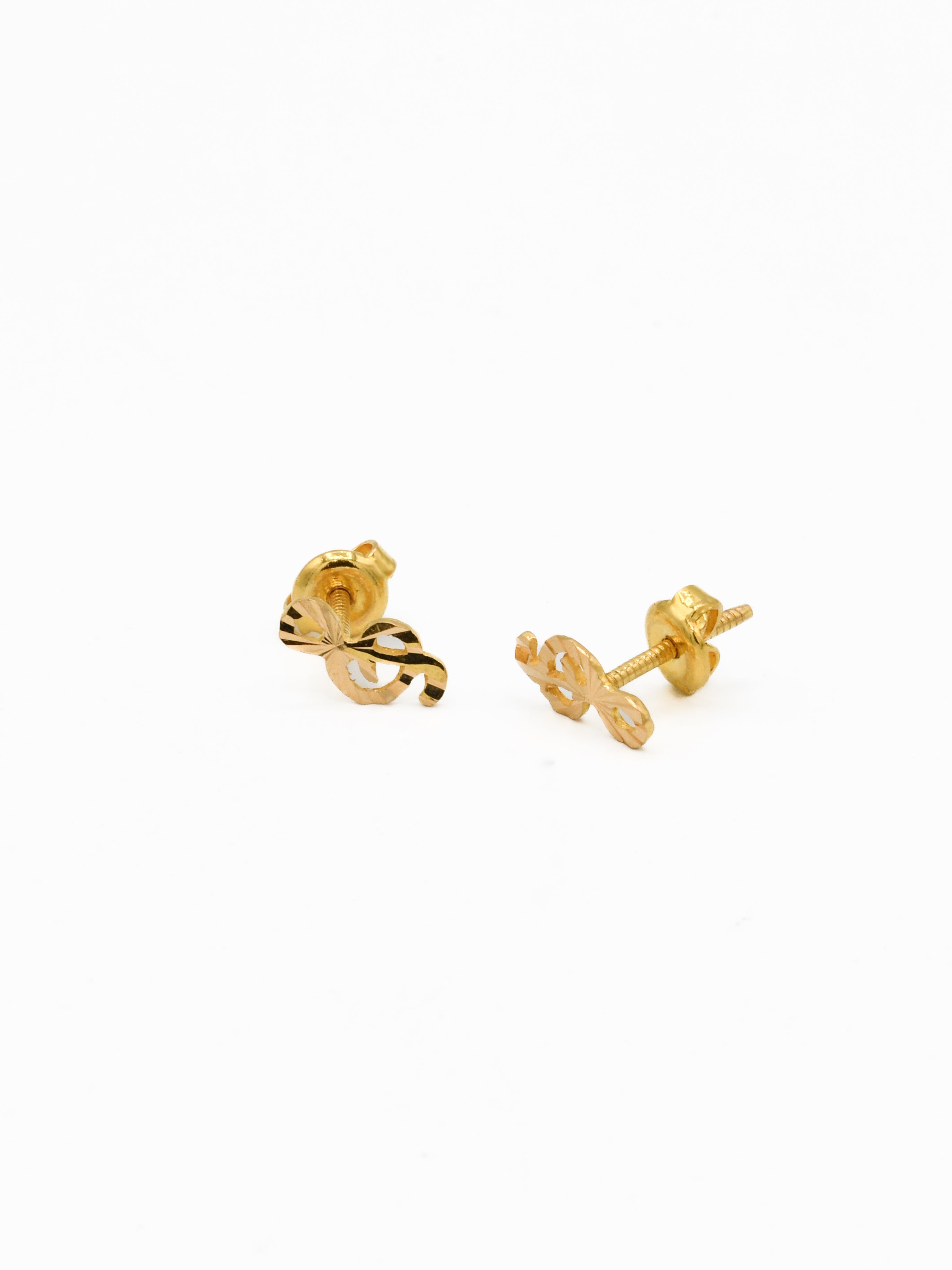 22ct Gold Stud Earrings - Roop Darshan