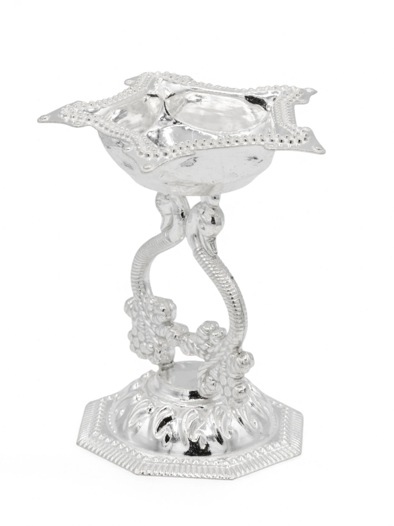 Silver Diya - Roop Darshan