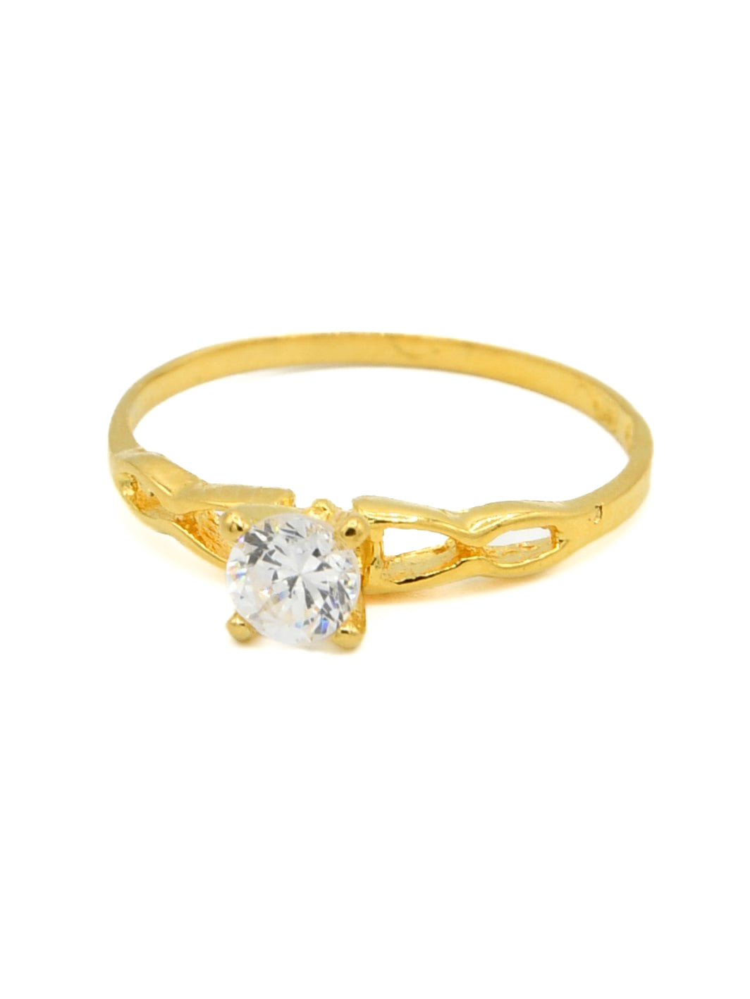22ct Gold CZ Ladies Ring - Roop Darshan