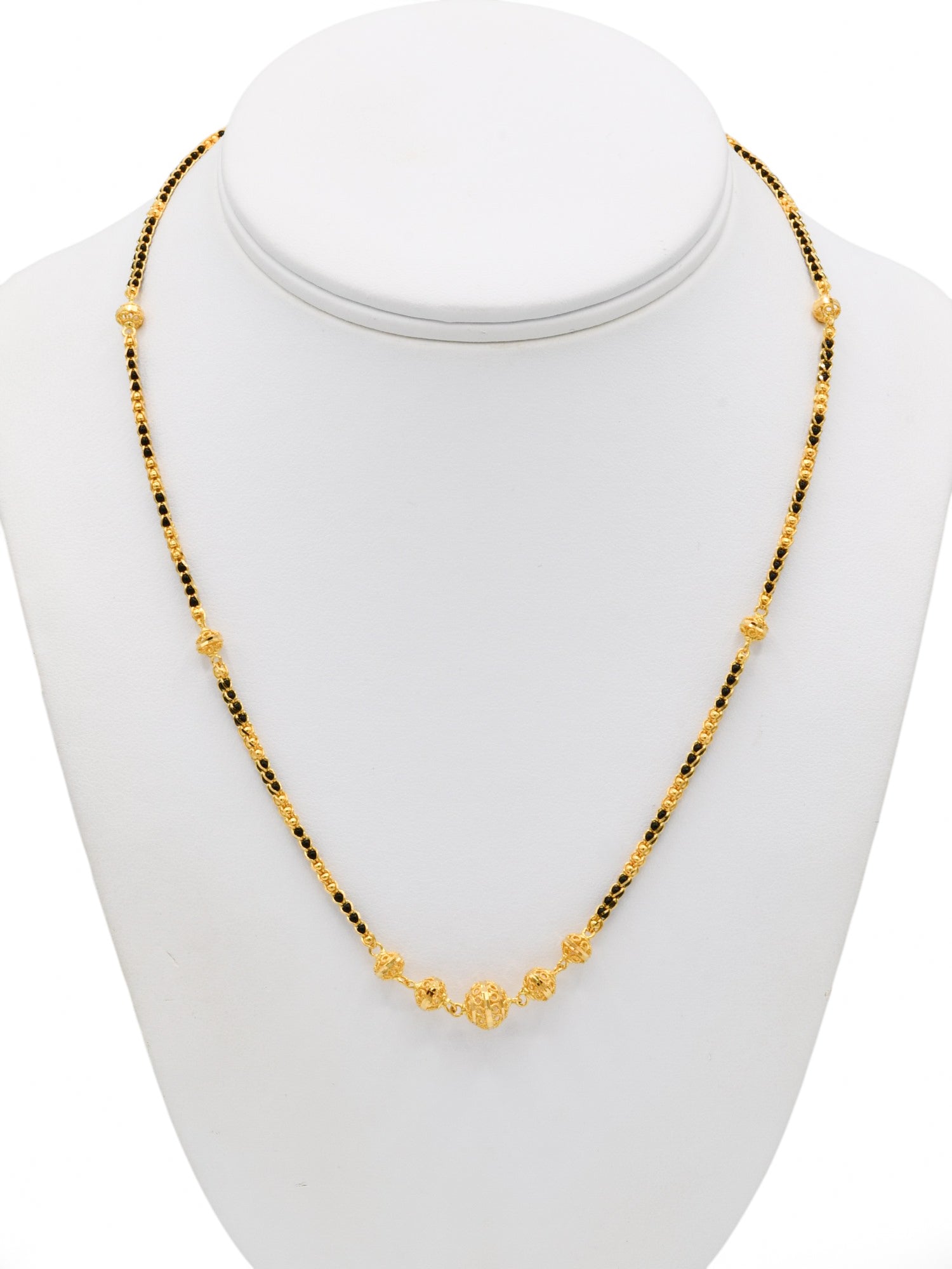 22ct Gold Ball Mangal Sutra - Roop Darshan