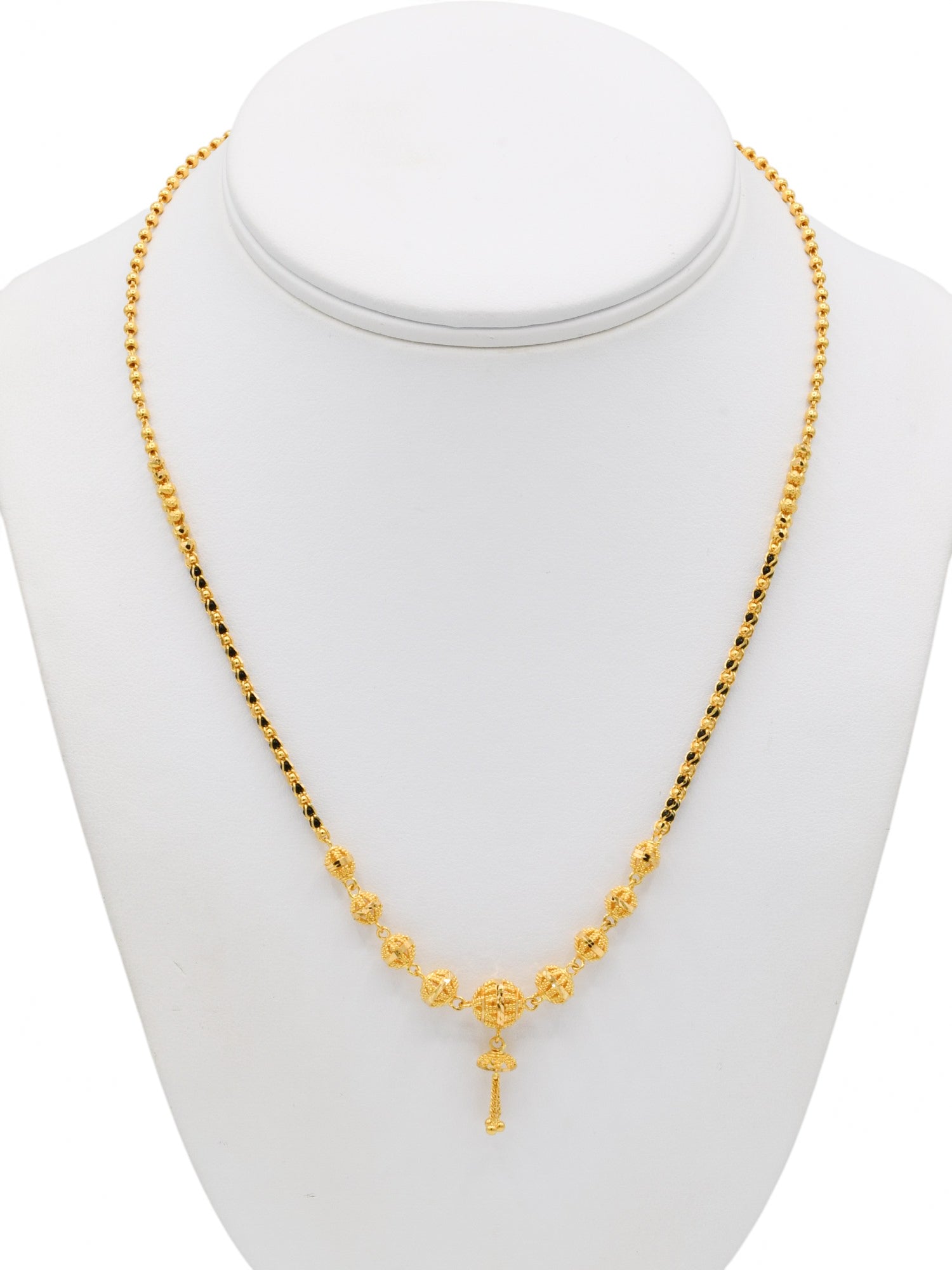 22ct Gold Ball Mangal Sutra - Roop Darshan