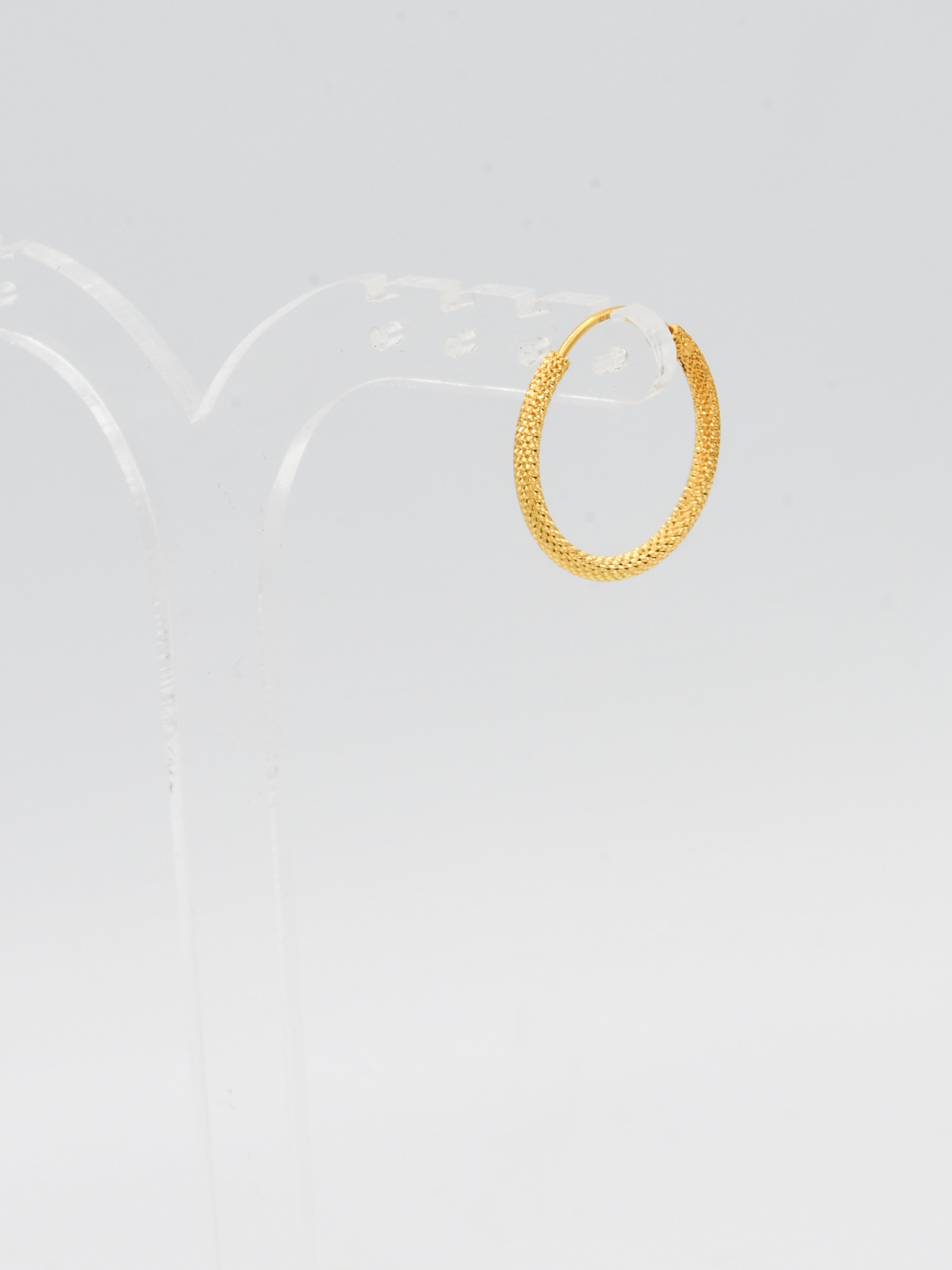 22ct Gold Hammered Bali - Roop Darshan