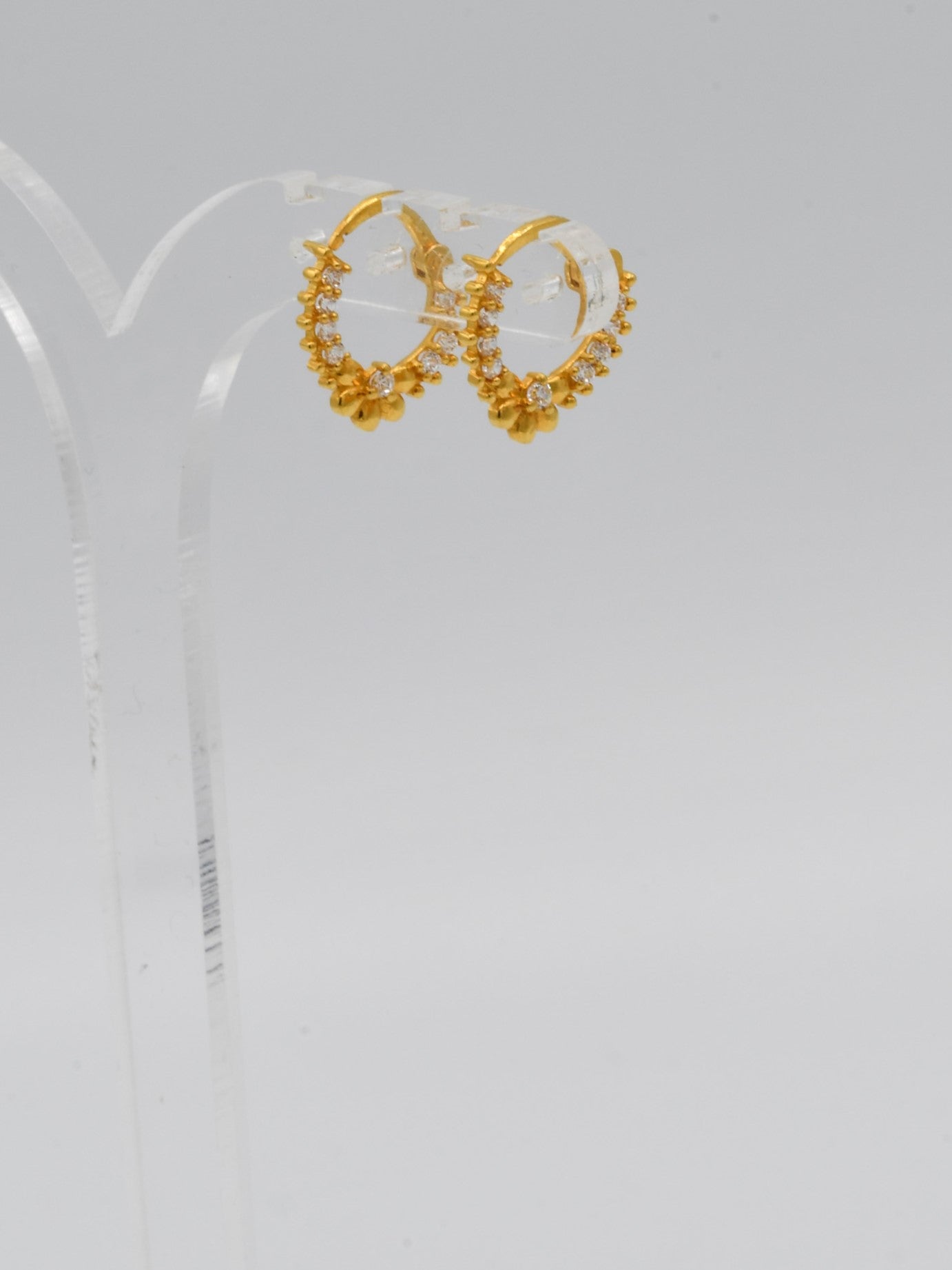 22ct Gold CZ Bali - Roop Darshan