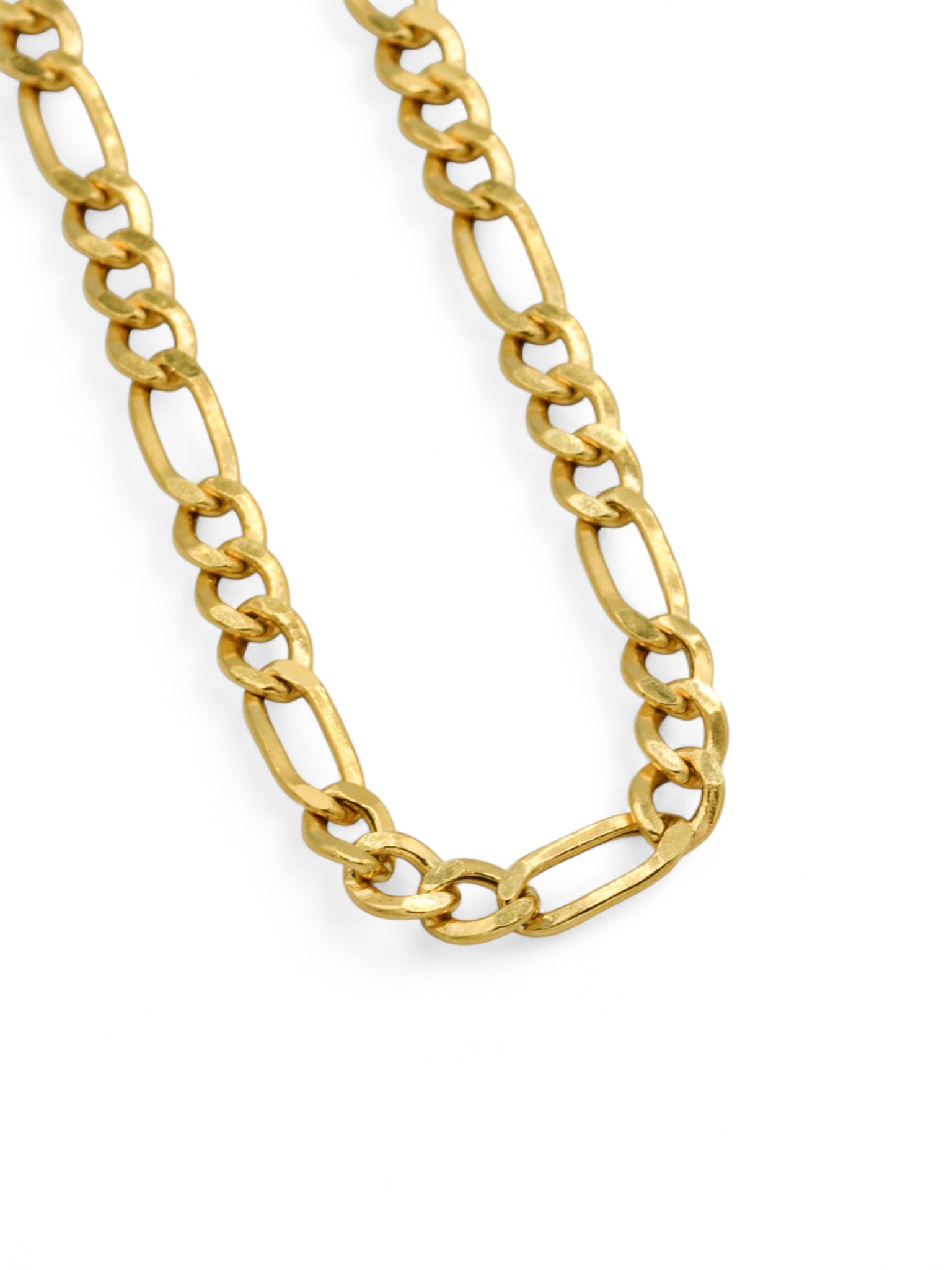 22ct Gold Hollow Figaro Chain - Roop Darshan