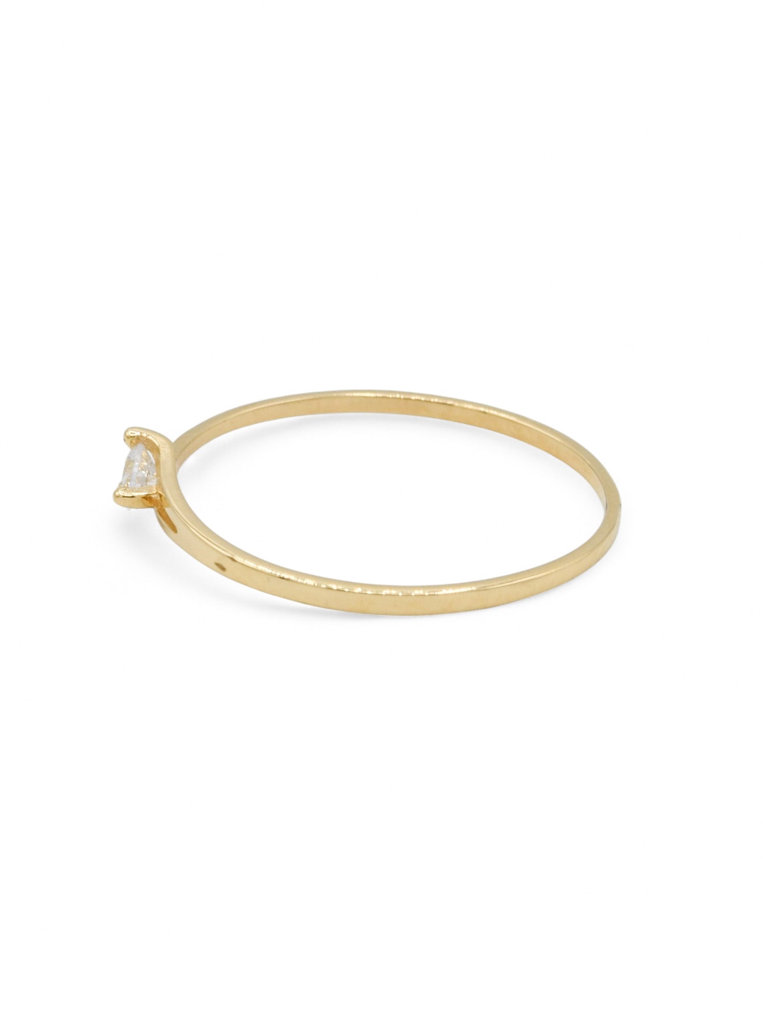 18ct Gold CZ Ladies Ring - Roop Darshan