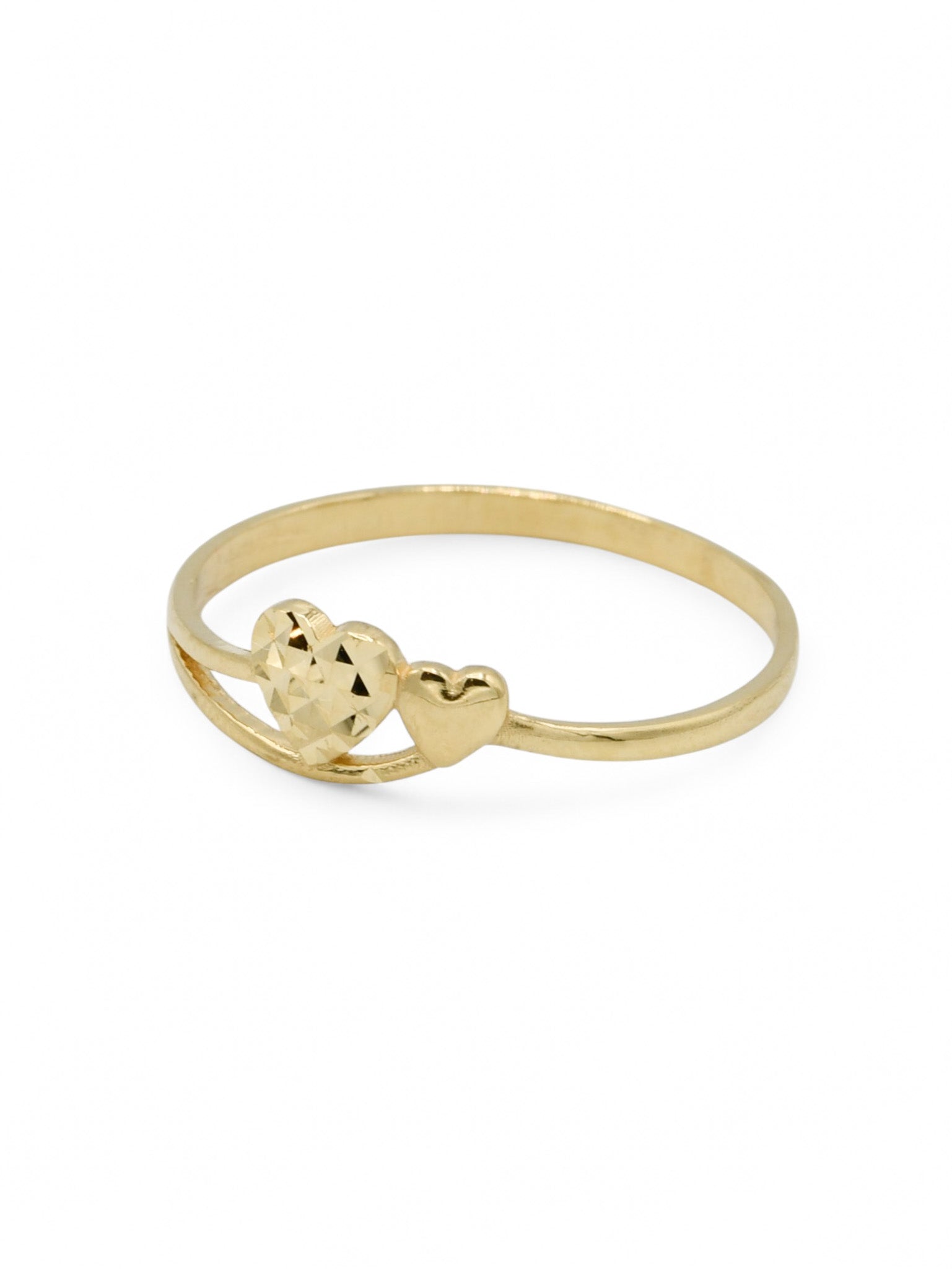 18ct Gold Heart Ladies Ring - Roop Darshan