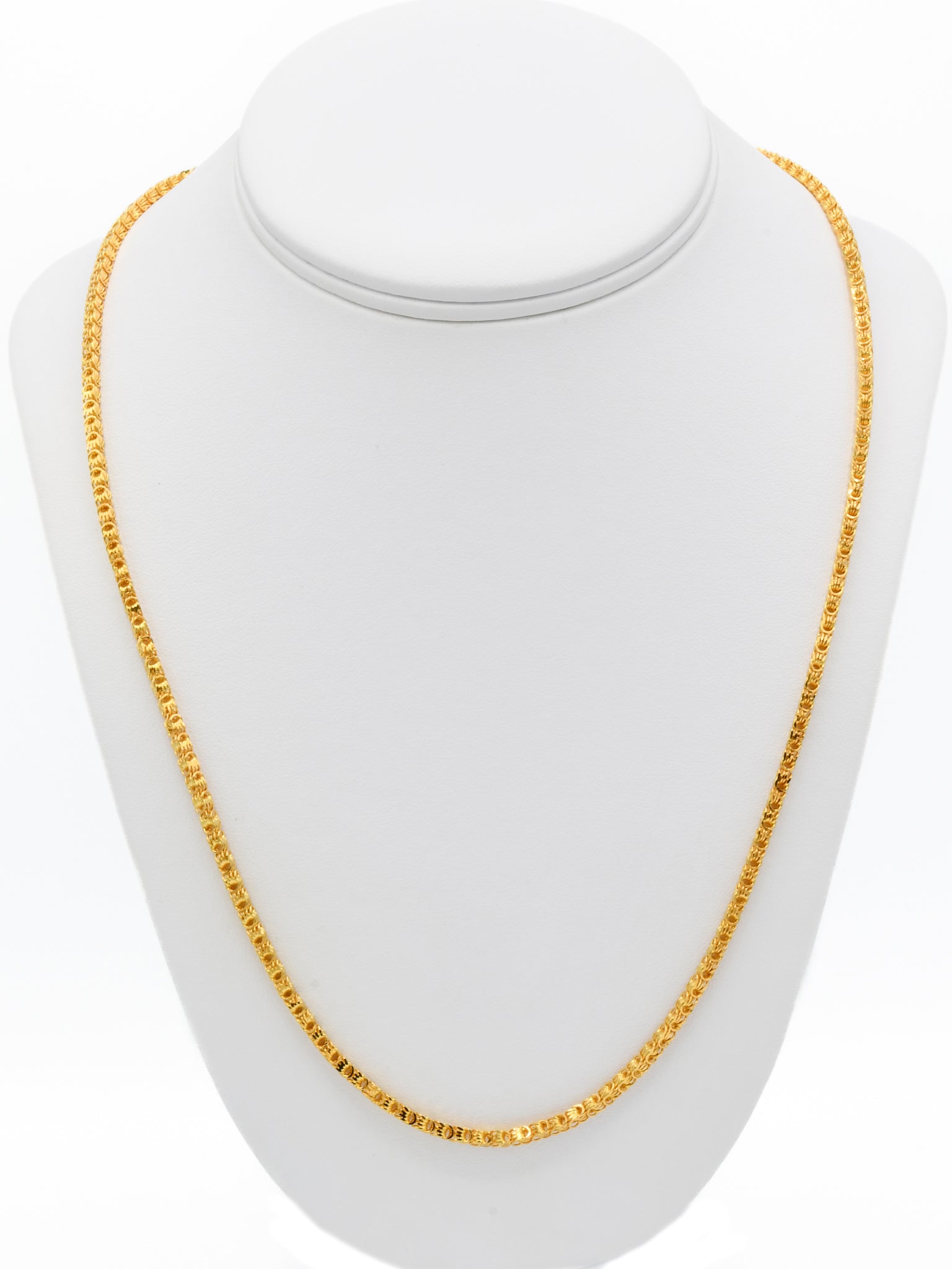 22ct Gold Chain - 55 cm - Roop Darshan