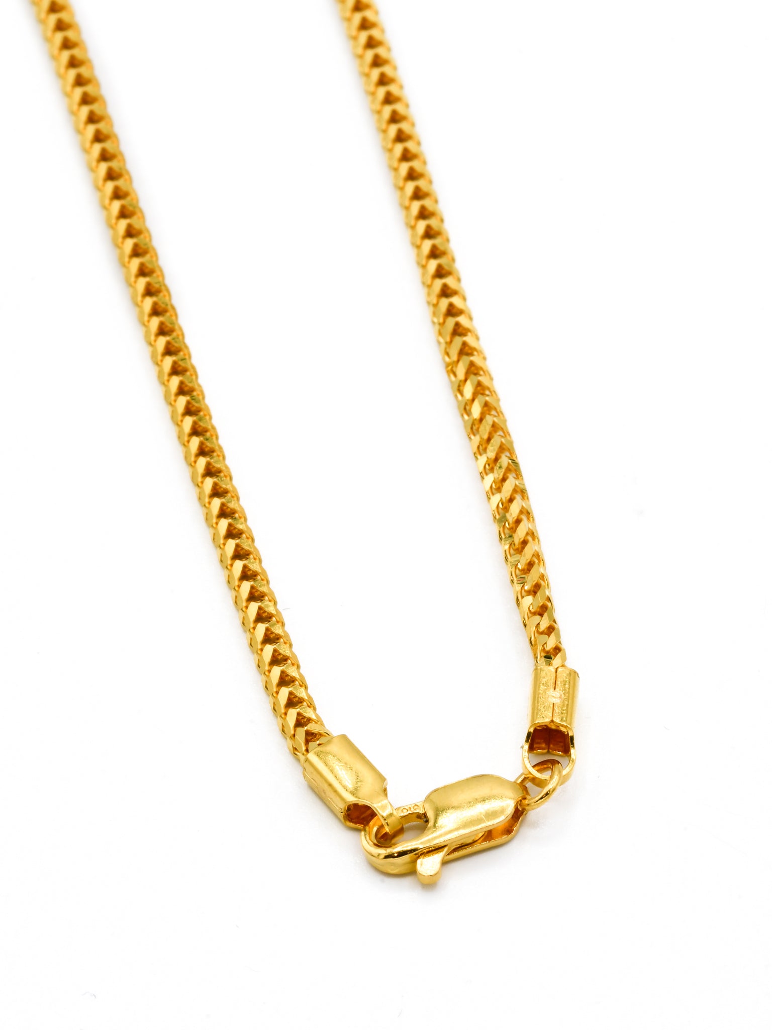 22ct Gold Fox Tail Chain - 50cm - Roop Darshan