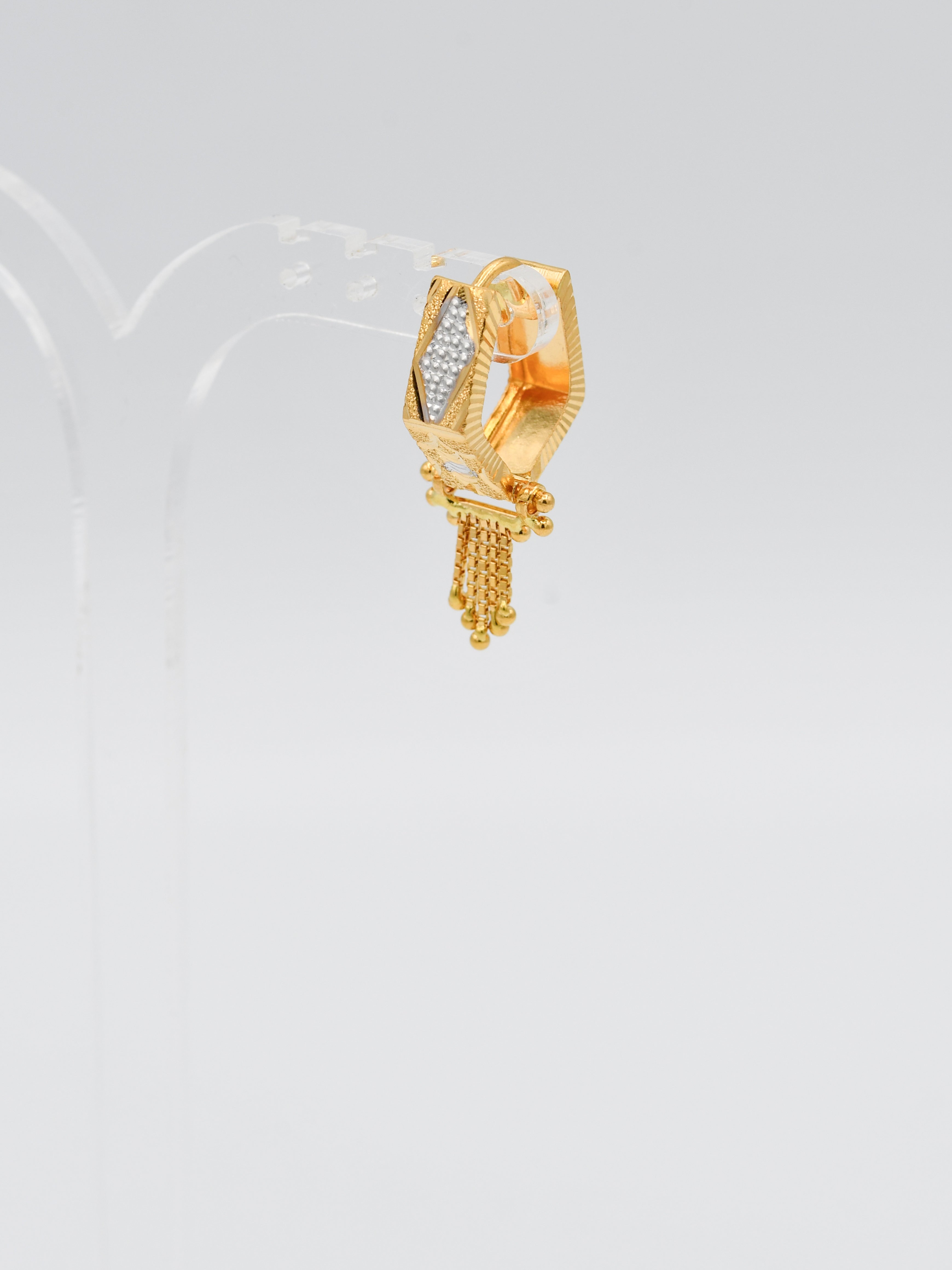 22ct Gold Two Tone Bali - Roop Darshan