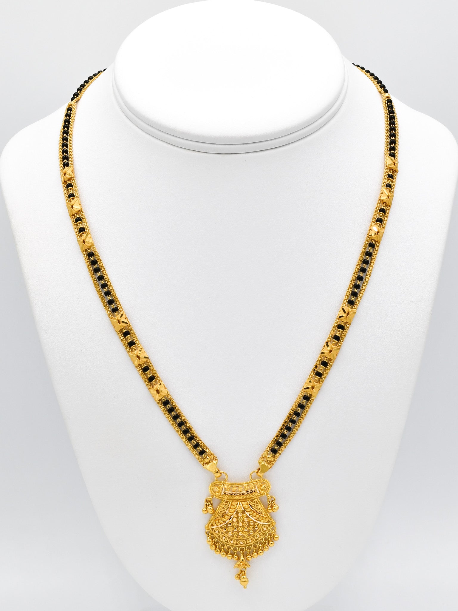 22ct Gold 3 Row Mangal Sutra - Roop Darshan