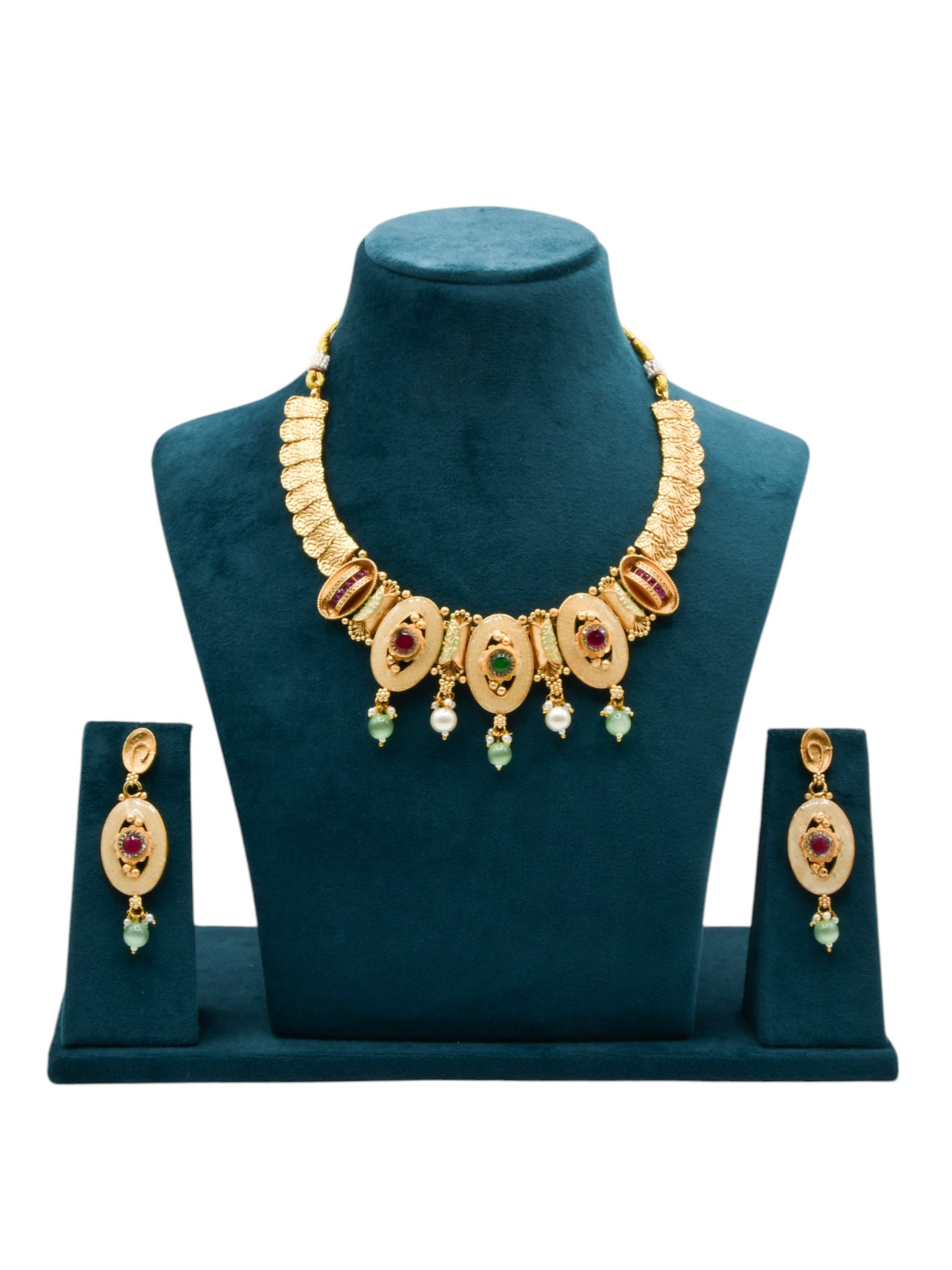 Costume Necklace Set - Roop Darshan