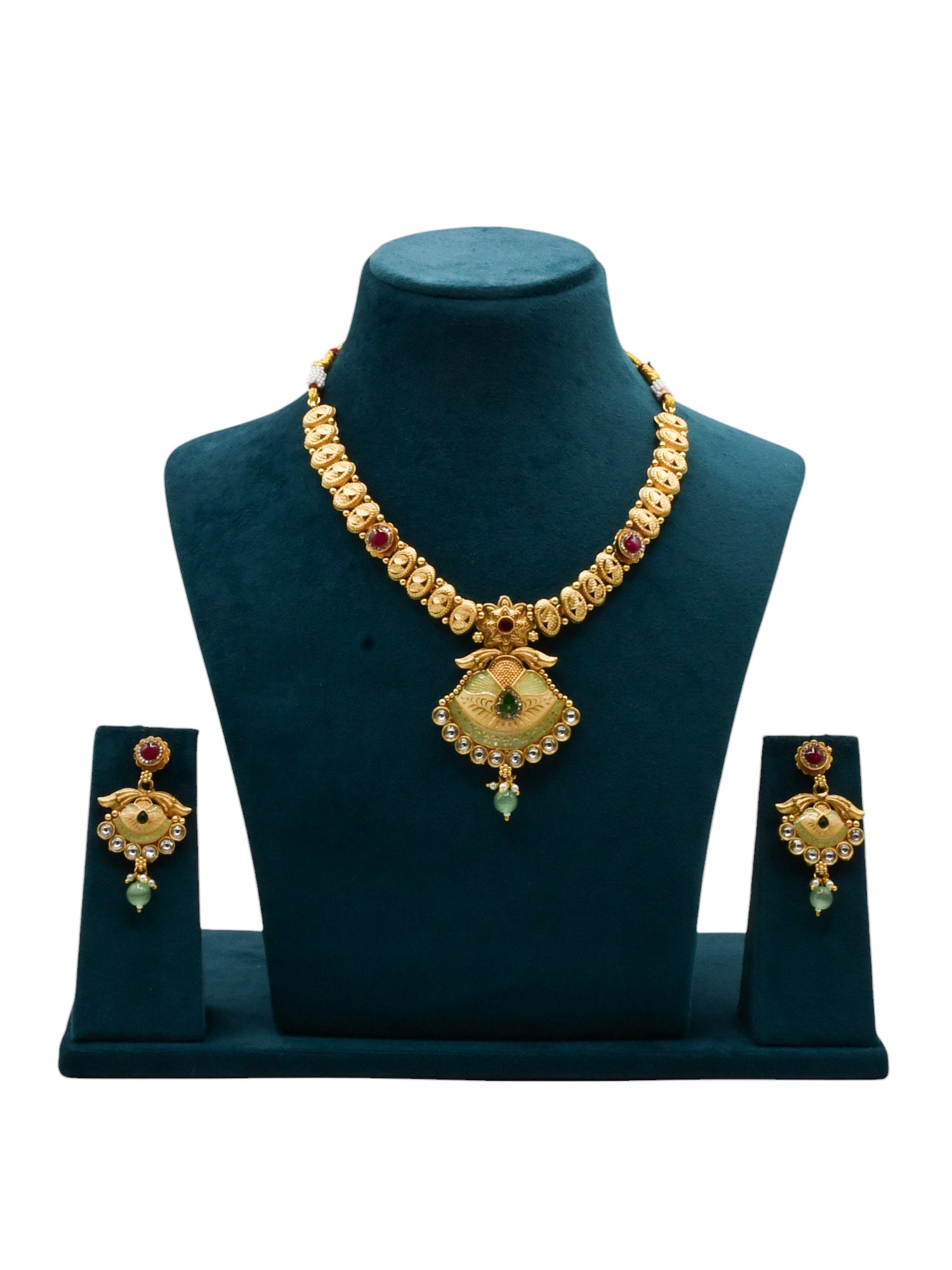 Costume Necklace Set - Roop Darshan