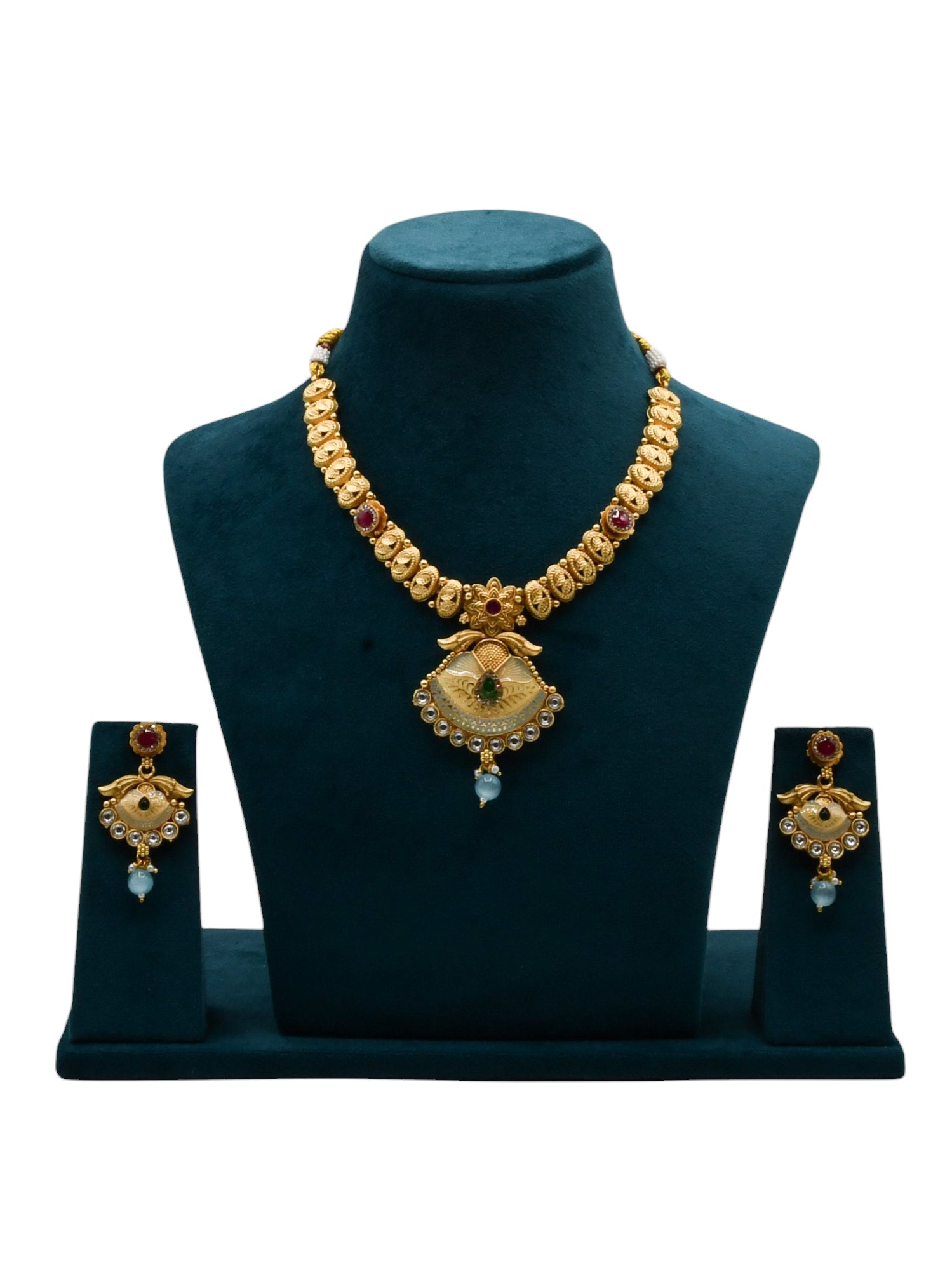 Costume Necklace Set - Roop Darshan