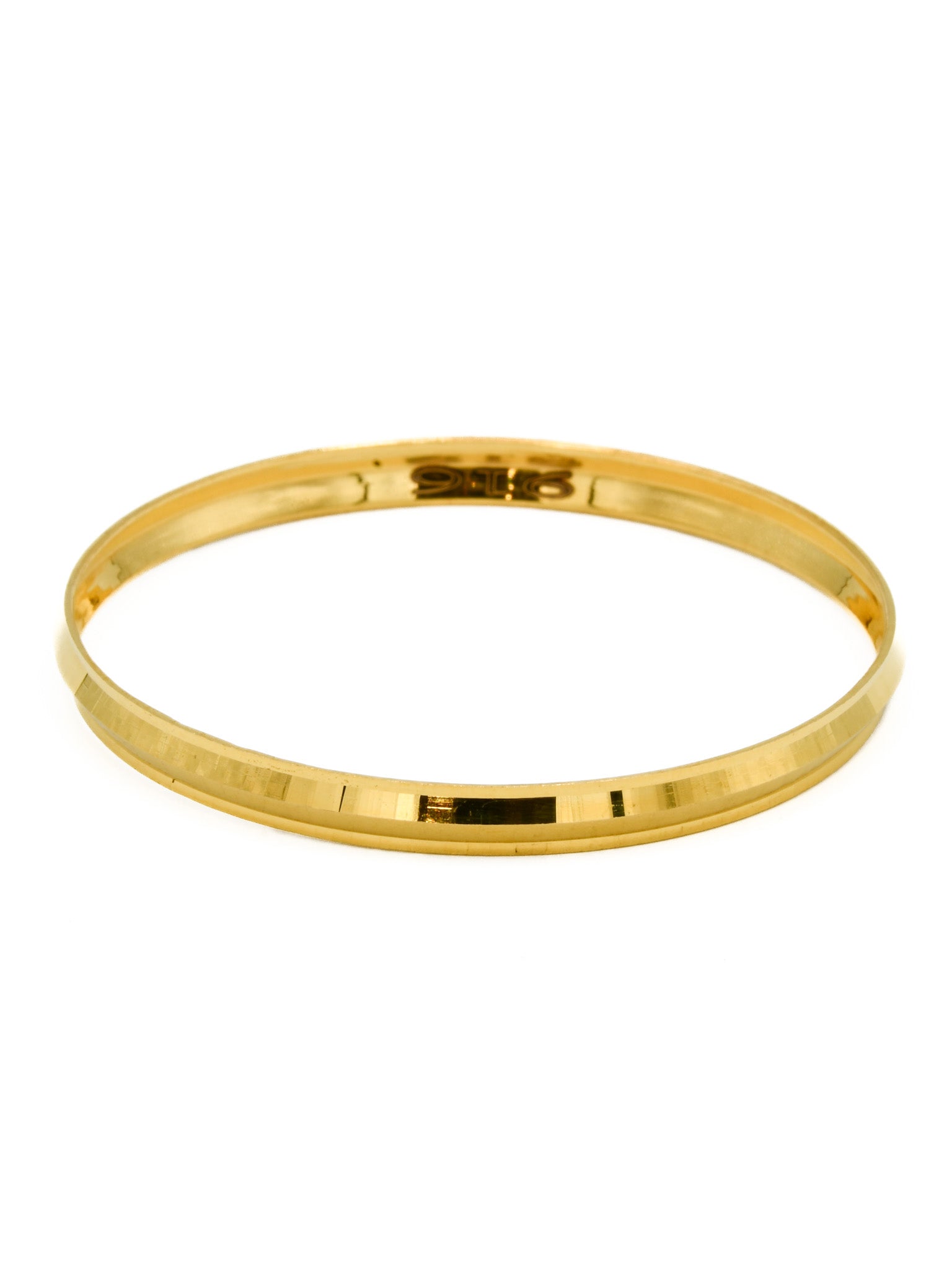 22ct Gold Punjabi Kada Baby Bangle - Roop Darshan