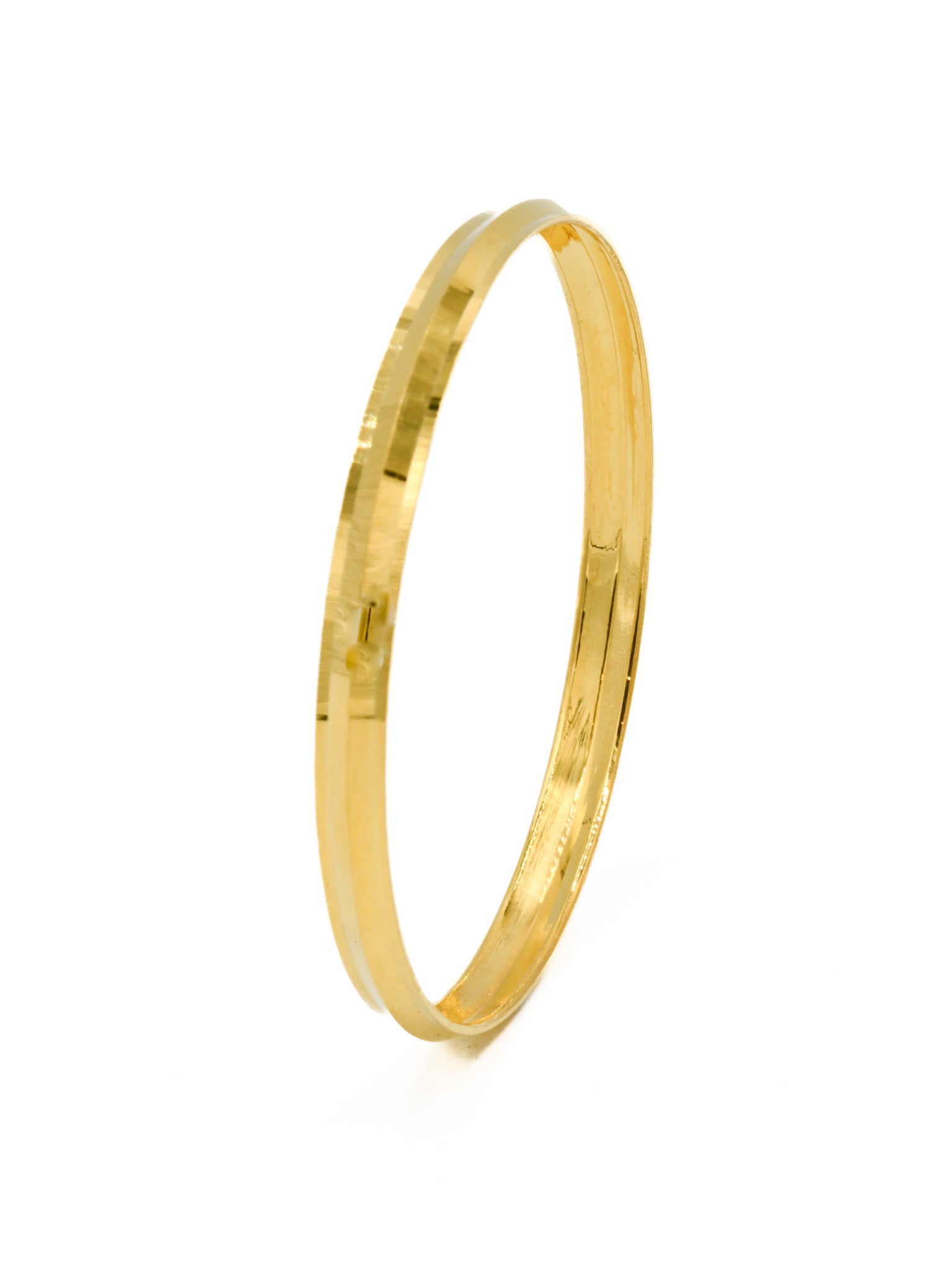 22ct Gold Punjabi Kada Baby Bangle - Roop Darshan