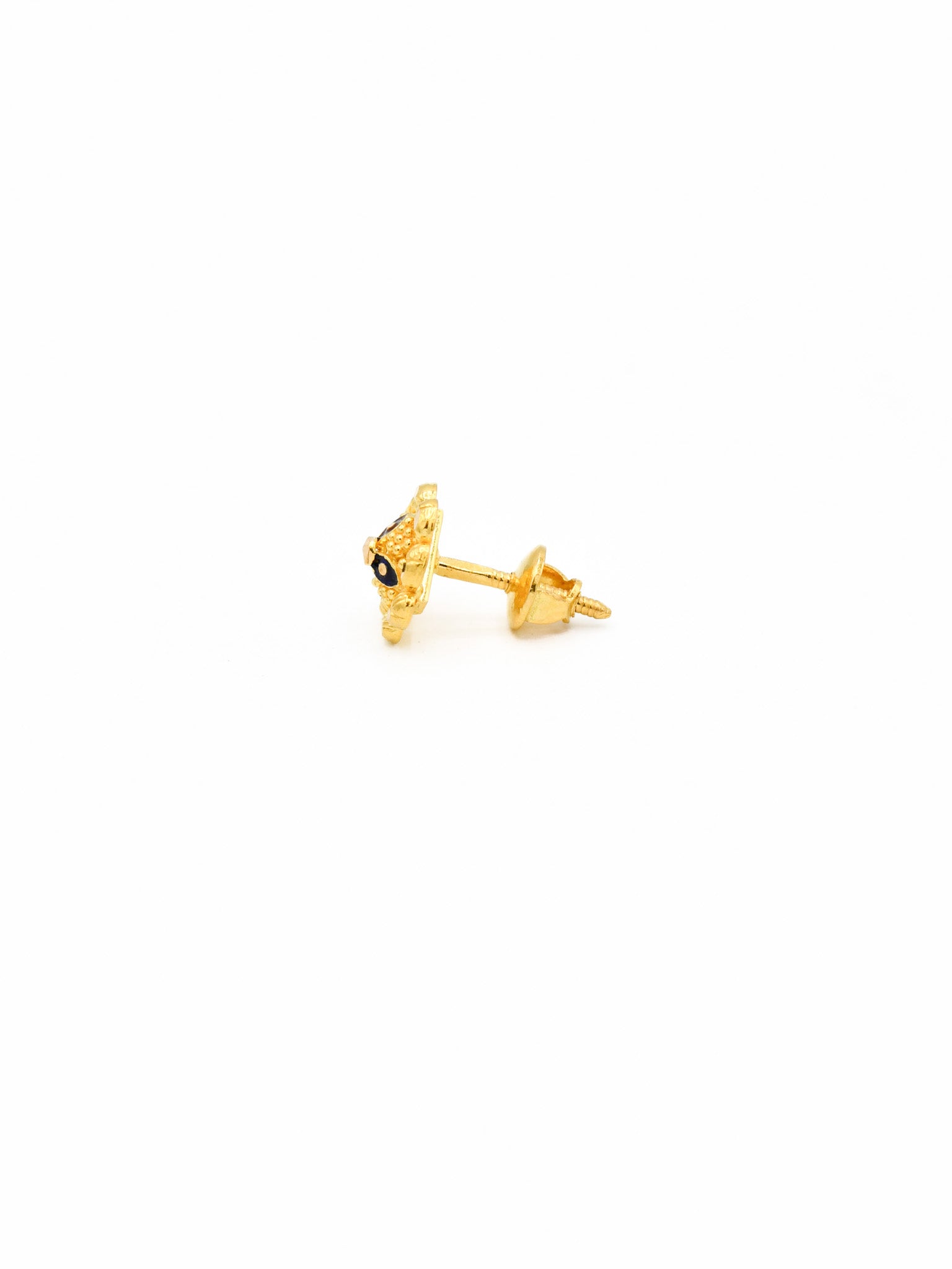 22ct Gold Mina Stud Earrings - Roop Darshan