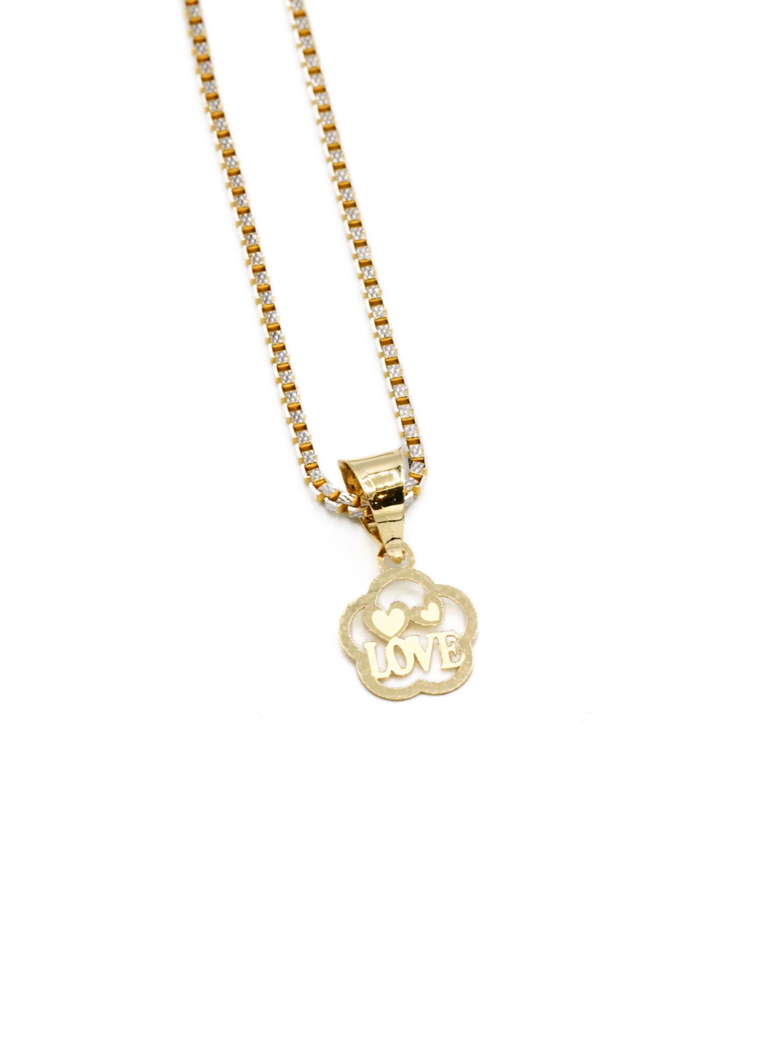 18ct Gold Love Heart Pendant - Roop Darshan