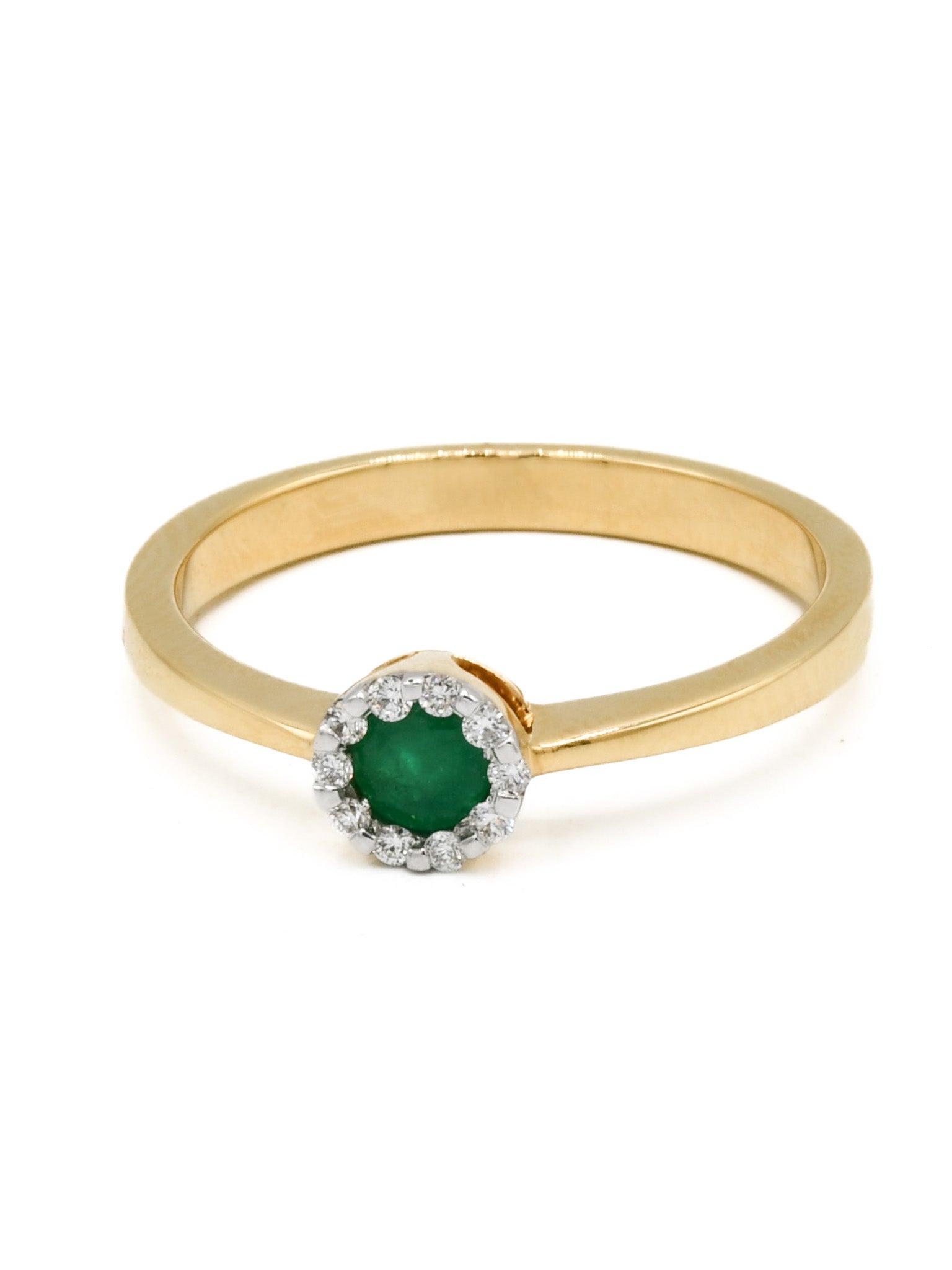 18ct Gold 0.09ct Diamond Ladies Ring - Roop Darshan