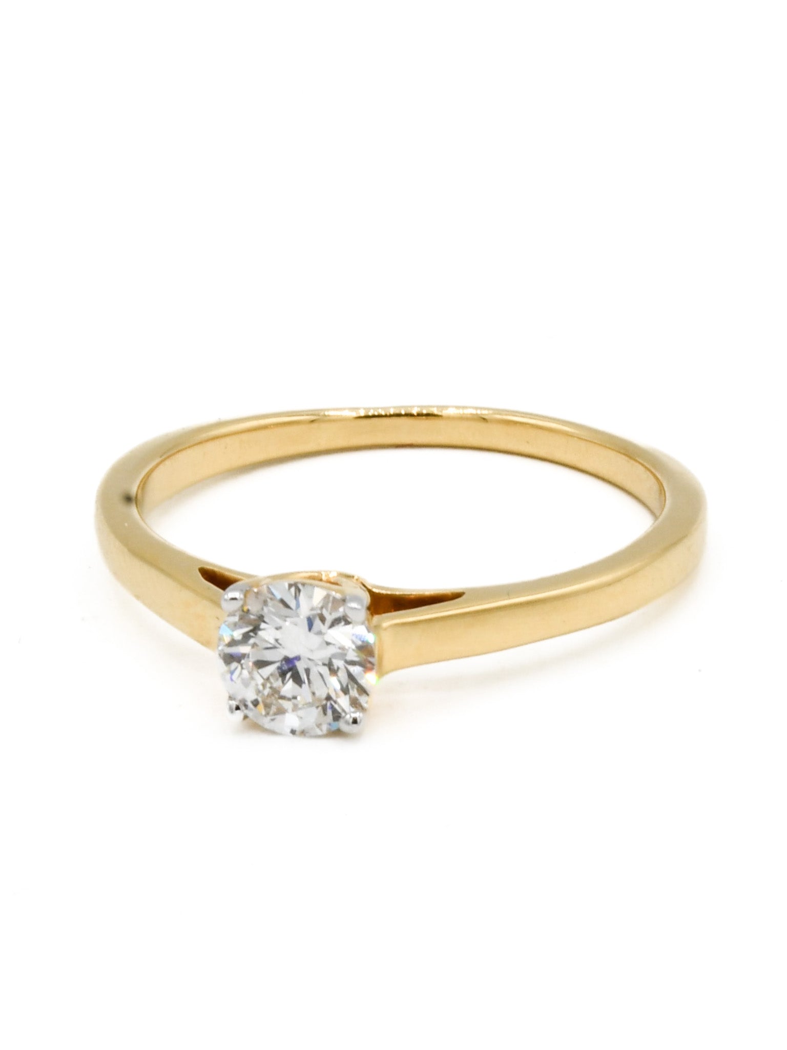 18ct Gold 0.45ct Diamond Ladies Ring - Roop Darshan