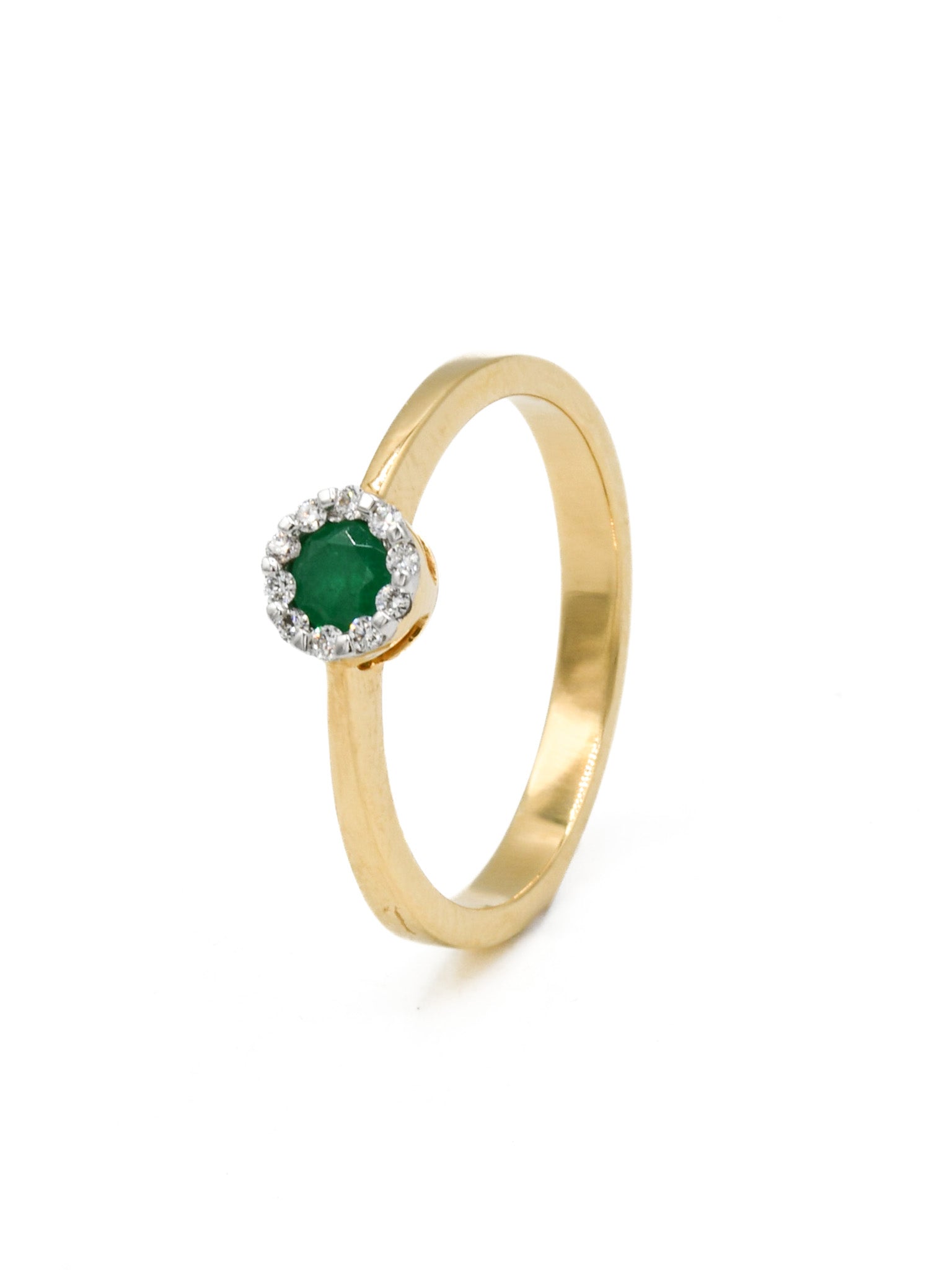 18ct Gold 0.09ct Diamond Ladies Ring - Roop Darshan