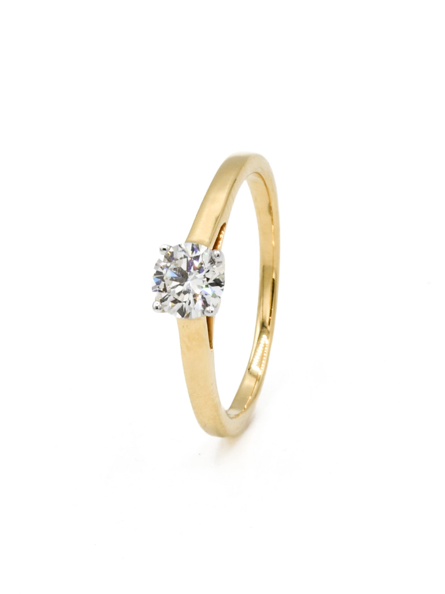 18ct Gold 0.45ct Diamond Ladies Ring - Roop Darshan