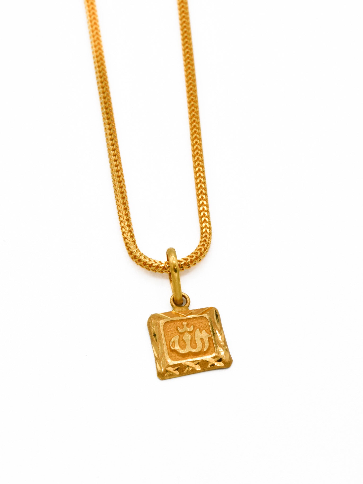 22ct Gold Allah Pendant - Roop Darshan