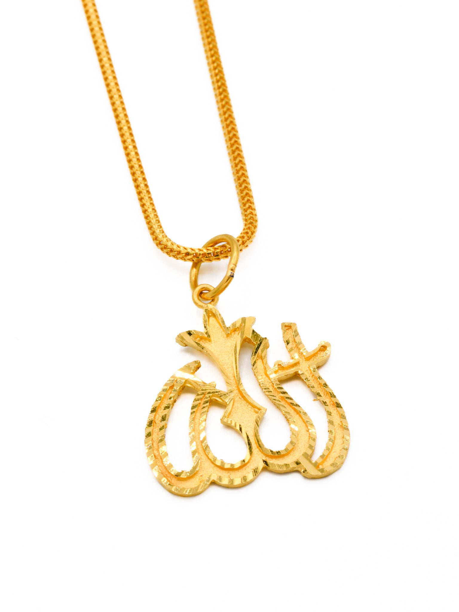 22ct Gold Allah Pendant - Roop Darshan