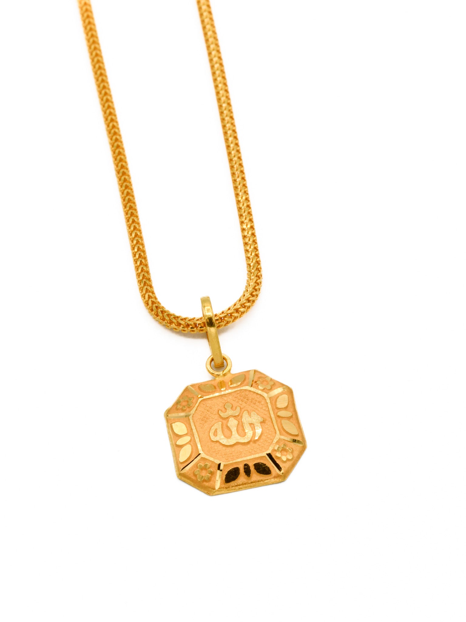 22ct Gold Allah Pendant - Roop Darshan