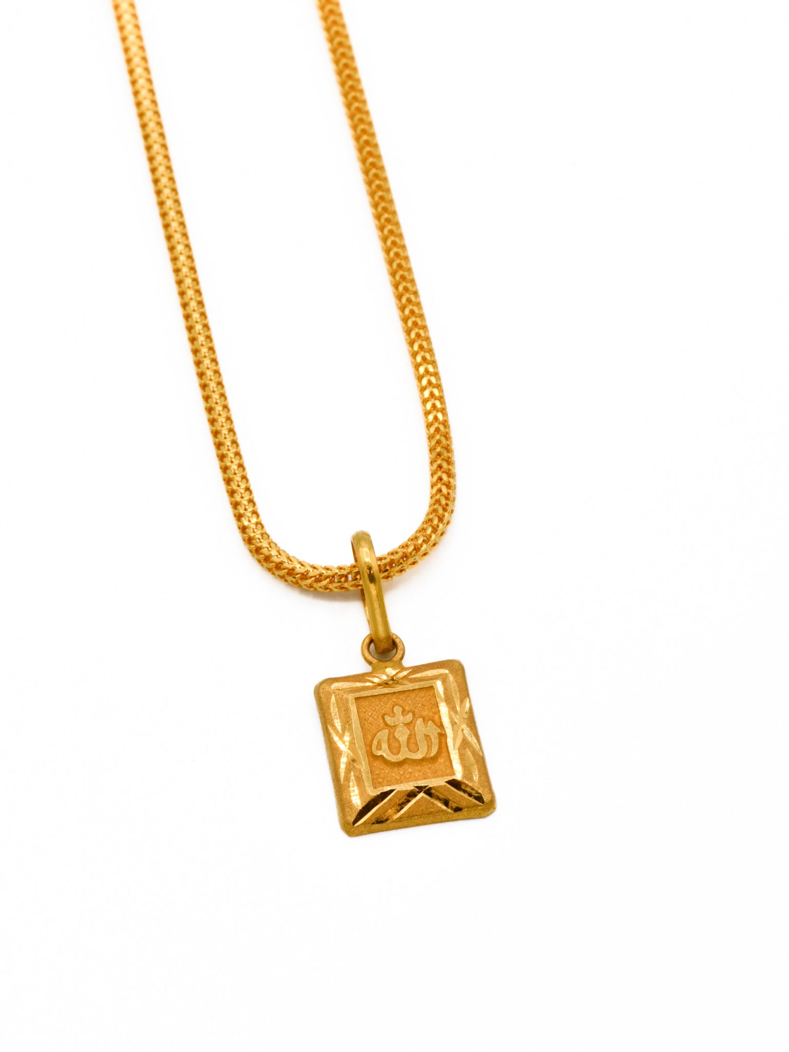22ct Gold Allah Pendant - Roop Darshan