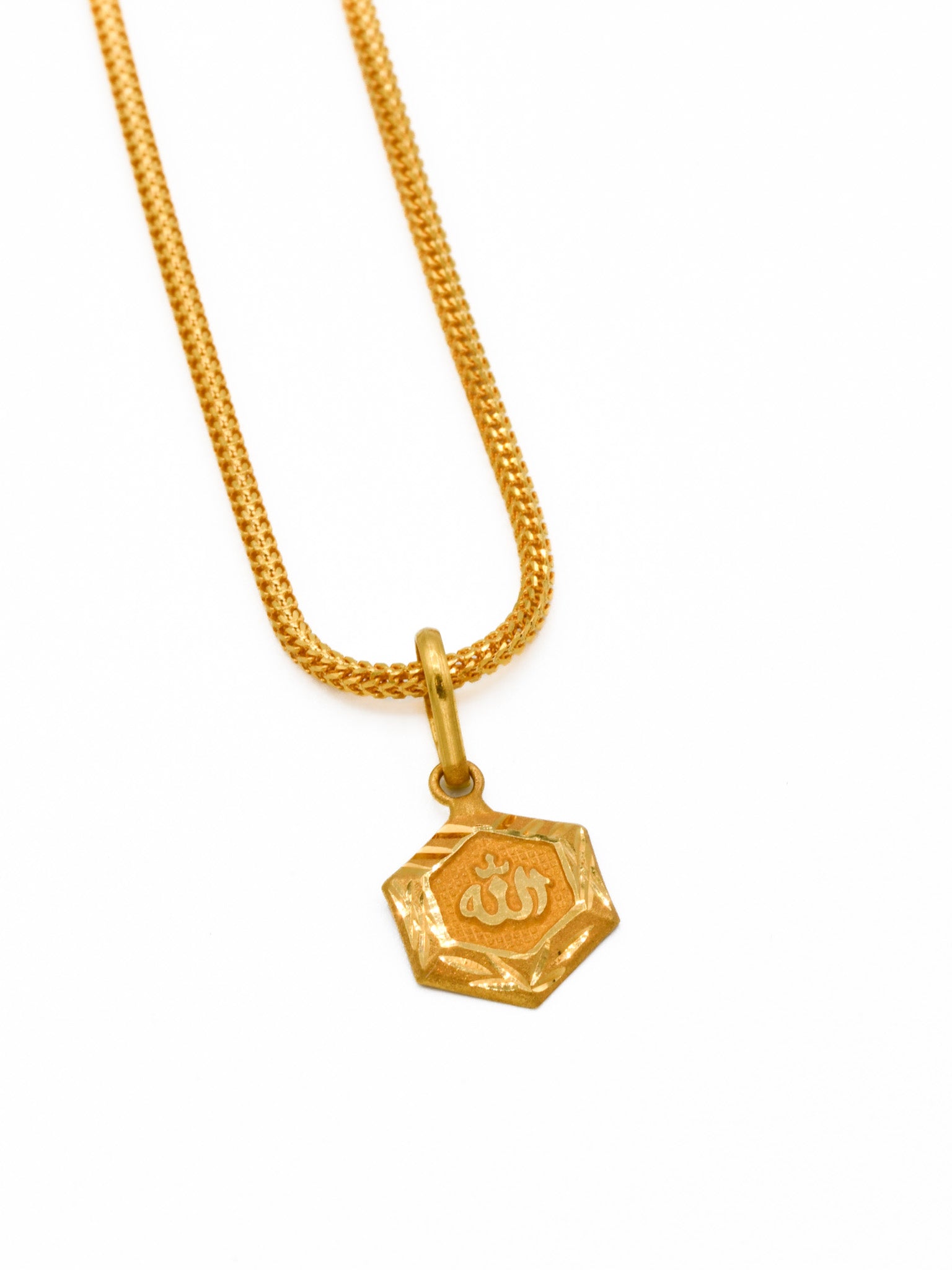22ct Gold Allah Pendant - Roop Darshan
