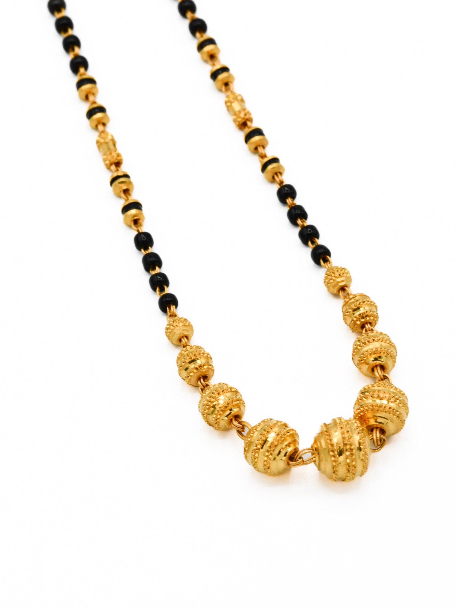 22ct Gold Ball Mangal Sutra - Roop Darshan