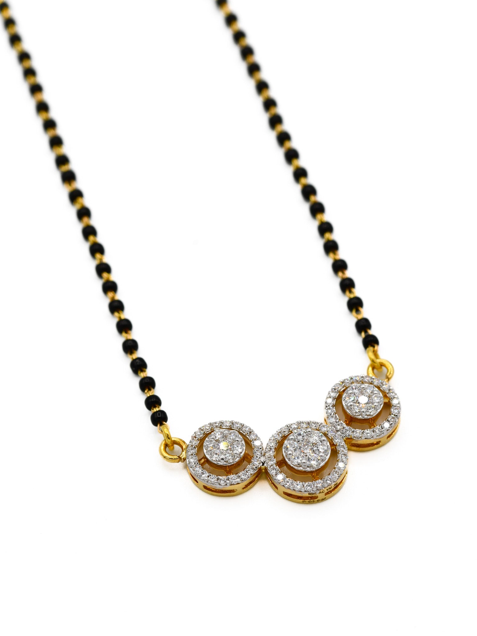 18ct Gold Diamond Mangal Sutra - Roop Darshan