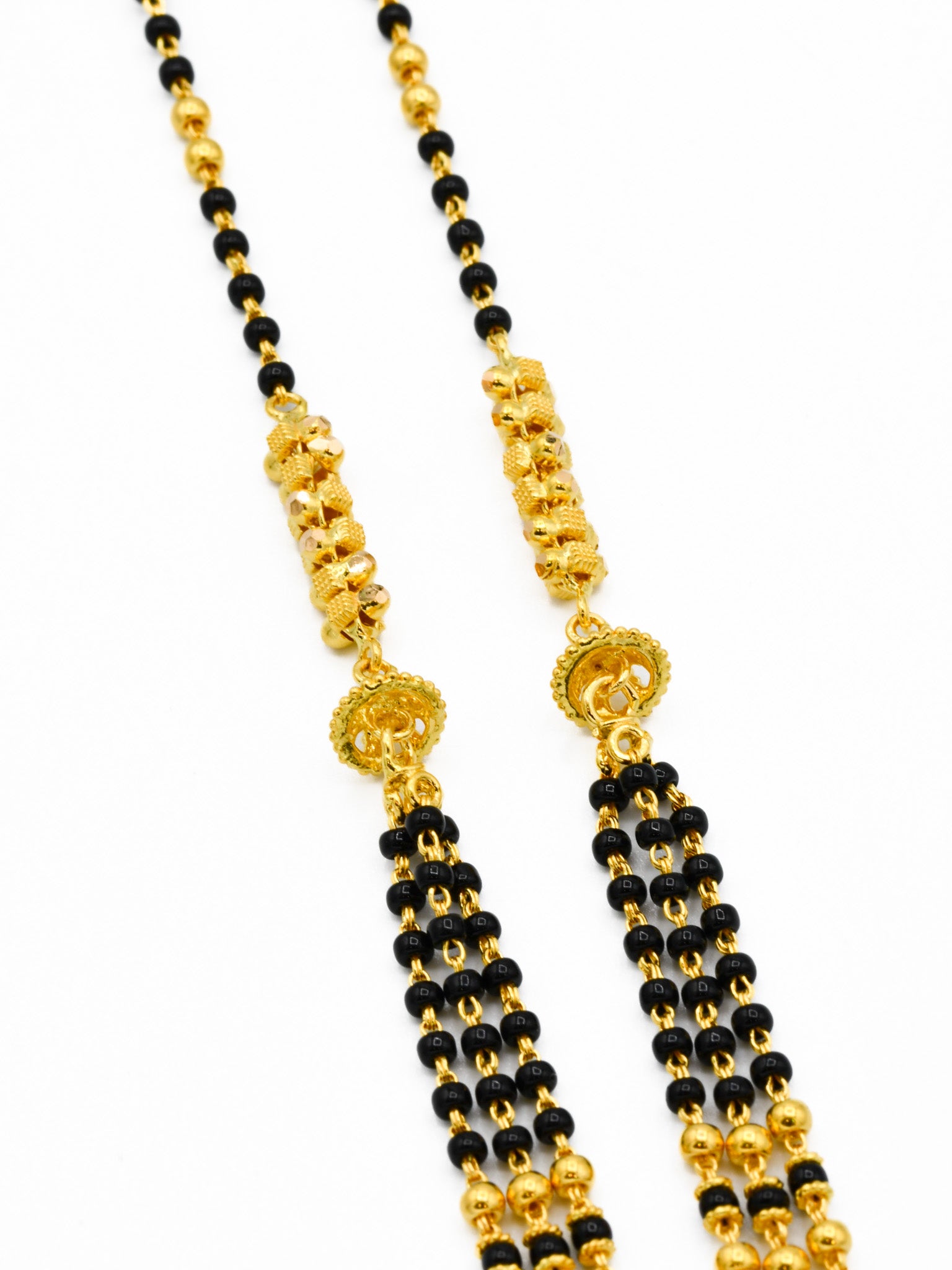 22ct Gold 3 Row Mangal Sutra - Roop Darshan