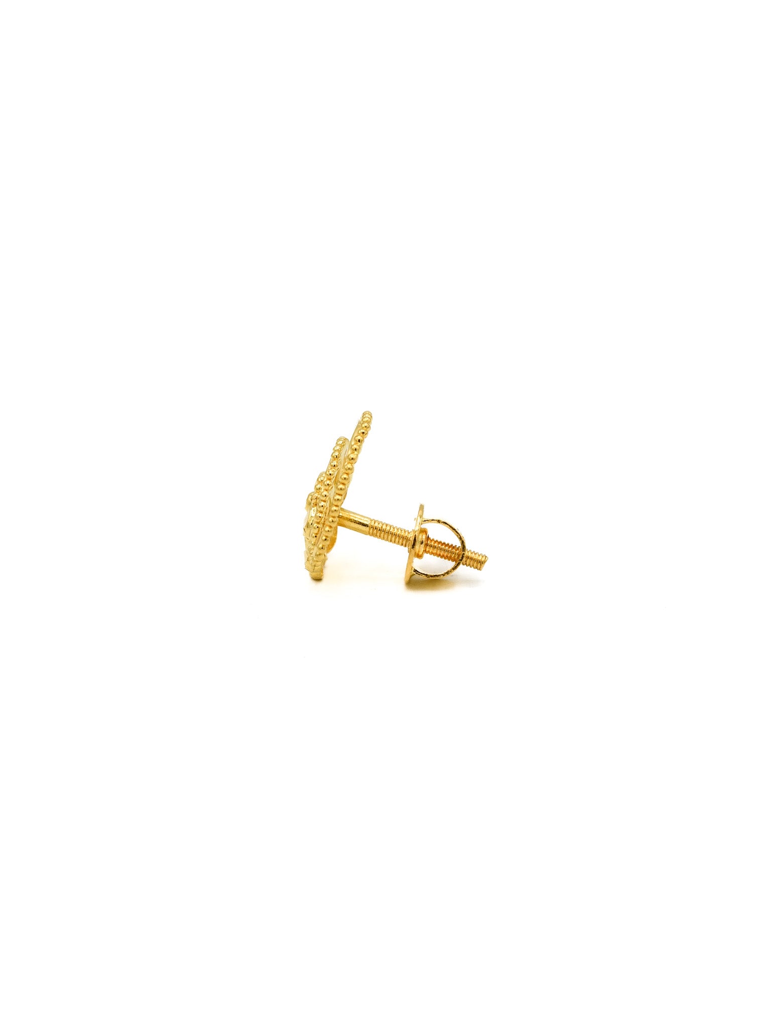 22ct Gold Stud Earrings - Roop Darshan